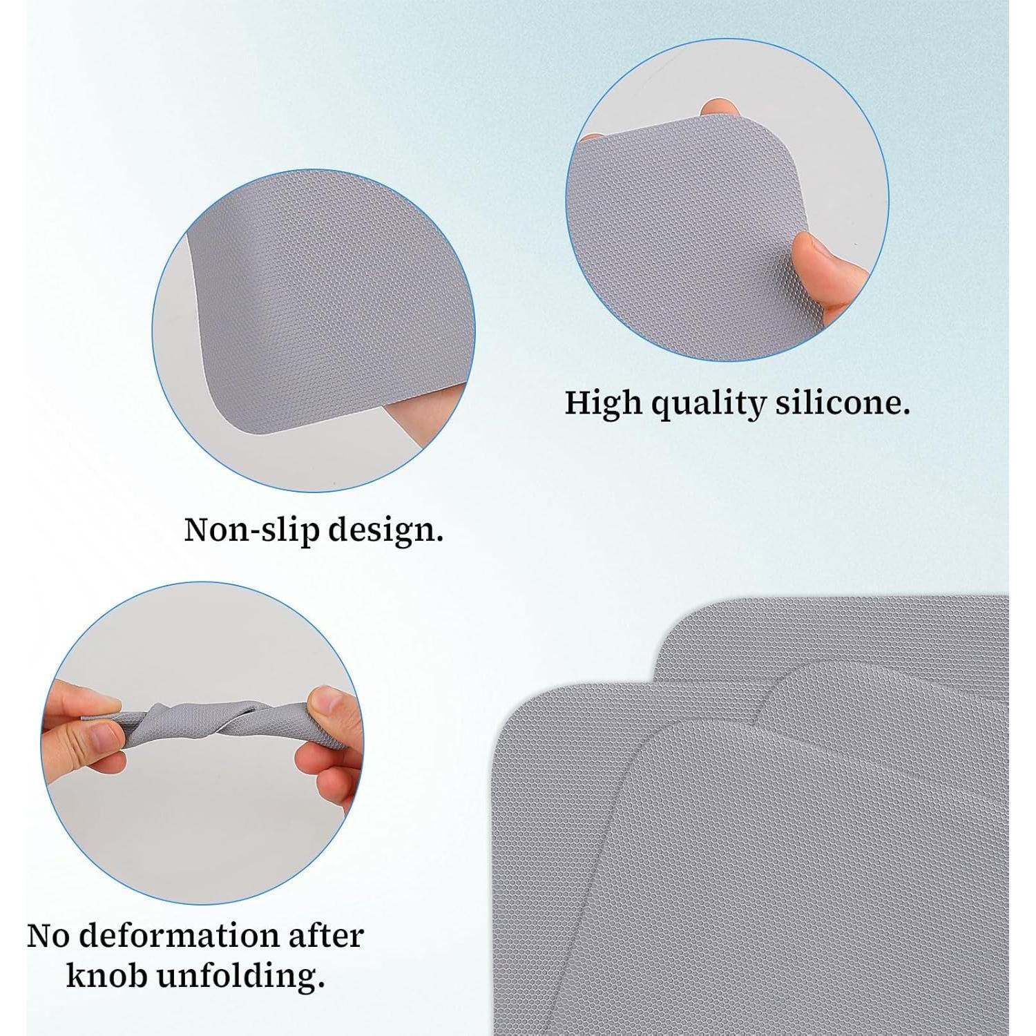 4 Almohadillas Antideslizantes para Abrir Tarros Abeillo 12.7 cm