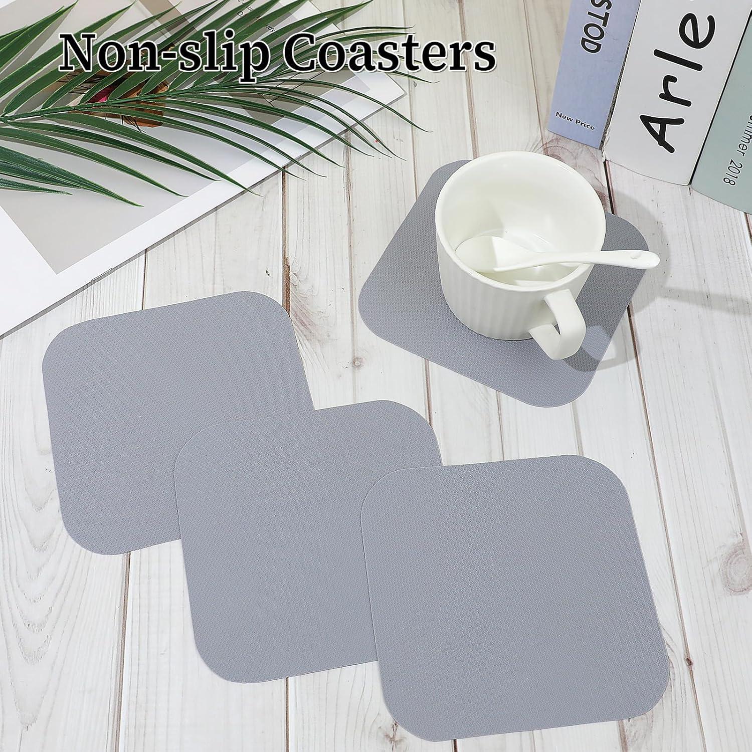 4 Almohadillas Antideslizantes para Abrir Tarros Abeillo 12.7 cm