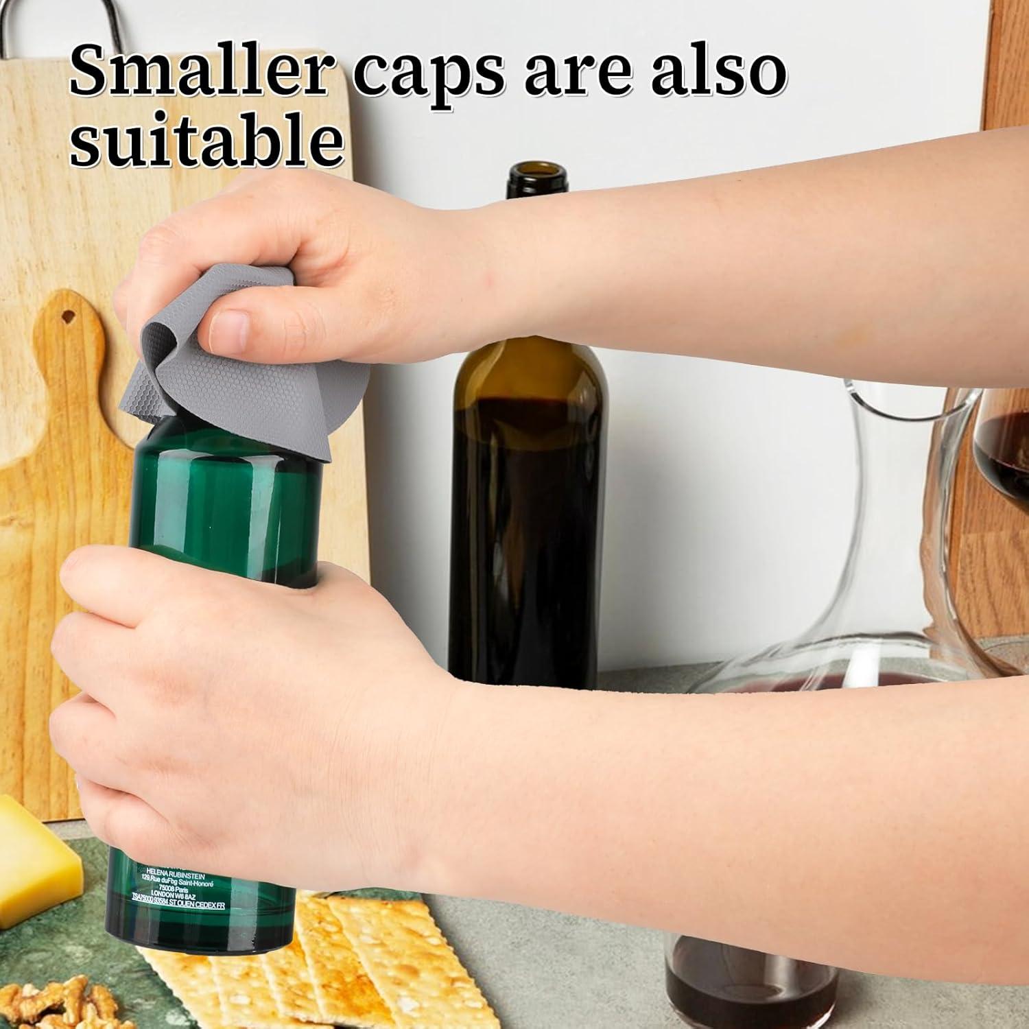 4 Almohadillas Antideslizantes para Abrir Tarros Abeillo 12.7 cm