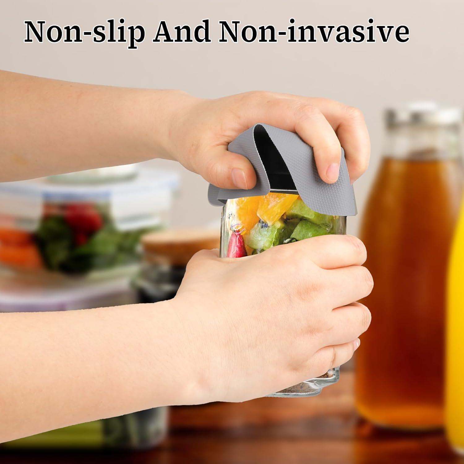 4 Almohadillas Antideslizantes para Abrir Tarros Abeillo 12.7 cm