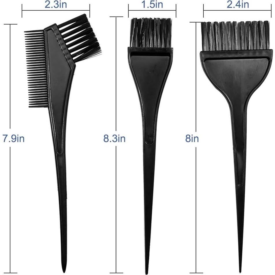 Juego de Brochas y Cuenco para Tinte de Cabello MOONMINI