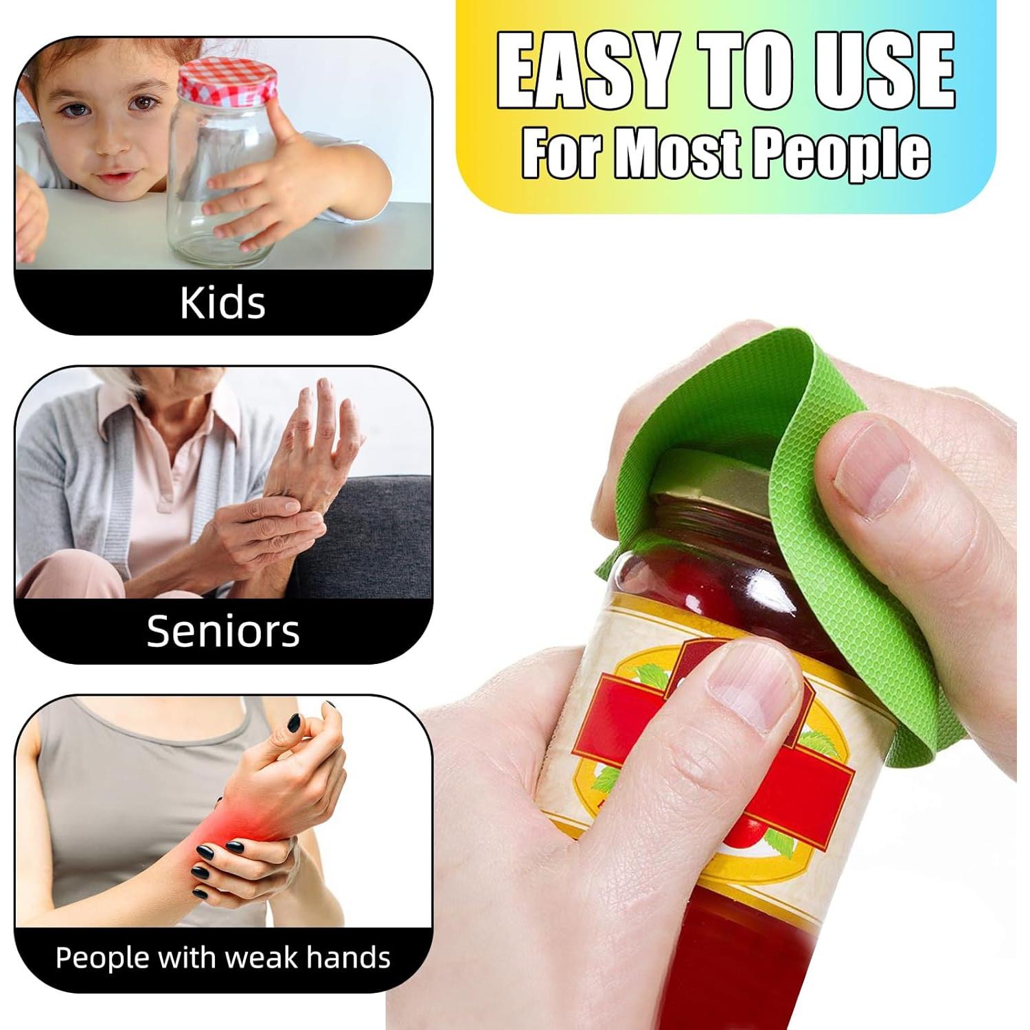 Juego de 8 Abridores de Tarros de Goma Notoke - Antideslizante