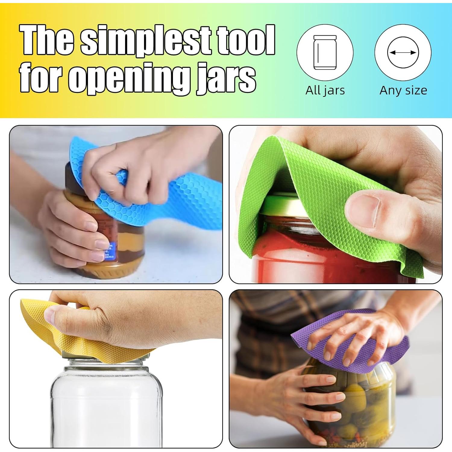 Juego de 8 Abridores de Tarros de Goma Notoke - Antideslizante