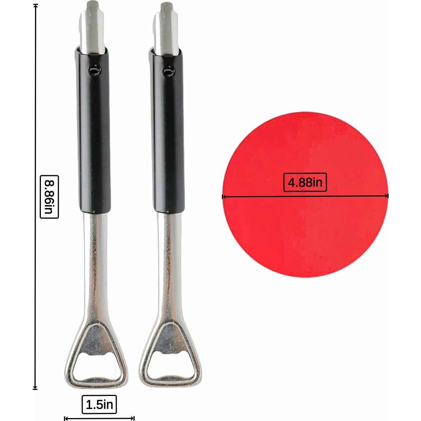 Abre Frascos Ajustable Orangaroos 2 en 1 con Almohadilla
