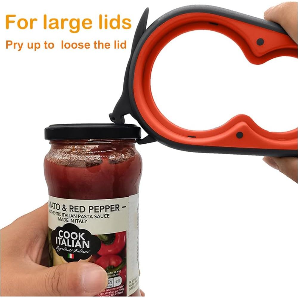 Abridor de Tarros Multifuncional Otstar para Manos Débiles