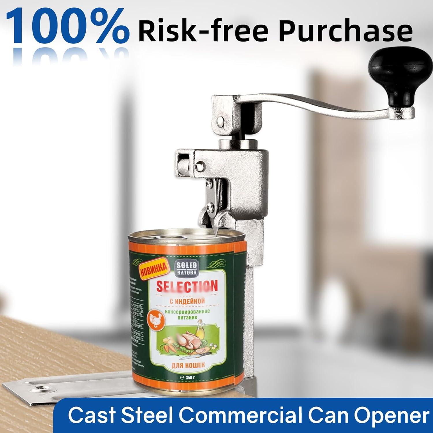 Abrelatas Comercial Lonsge Acero Inoxidable 28 cm Manual