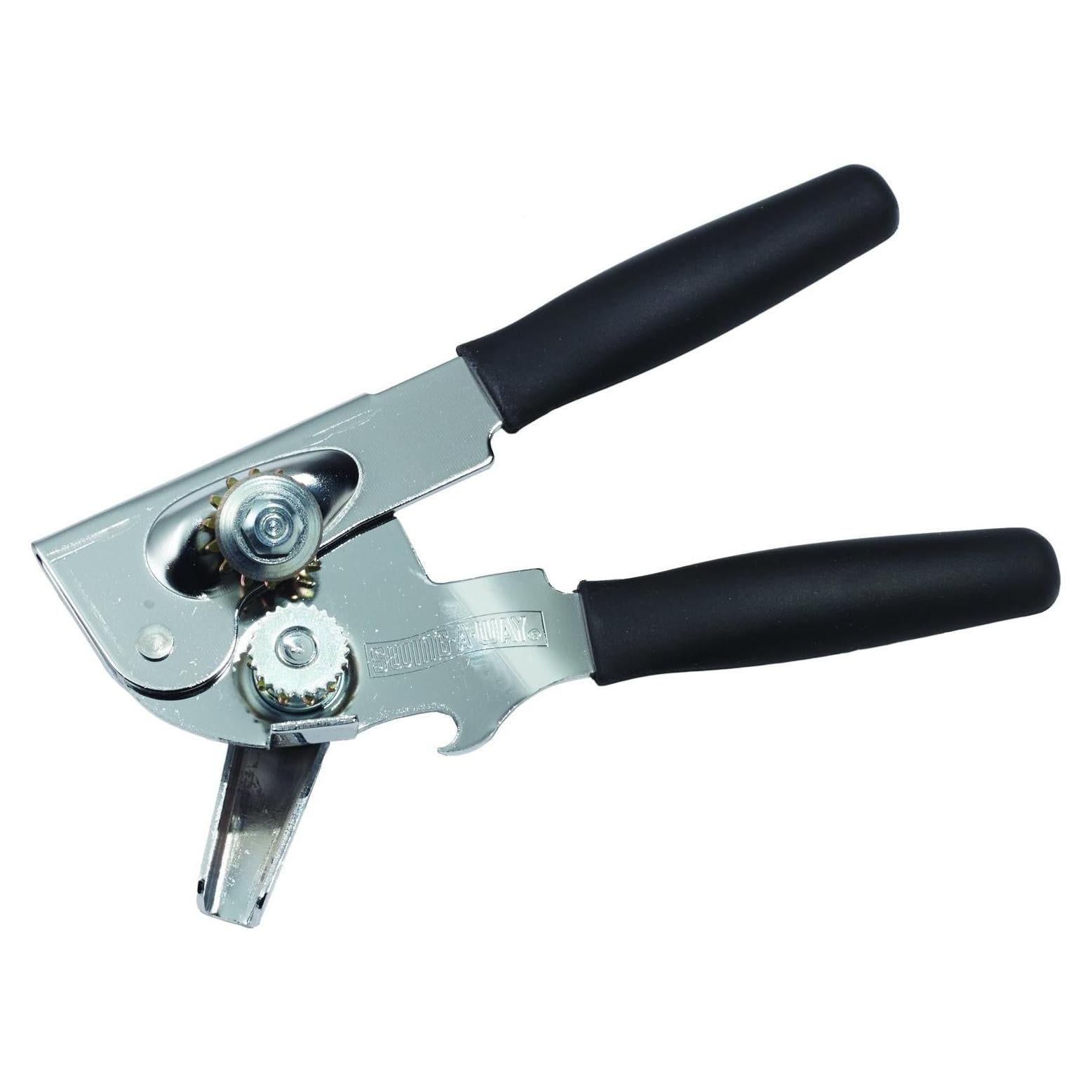 Abrelatas manual Swing-A-Way 18 cm acero negro