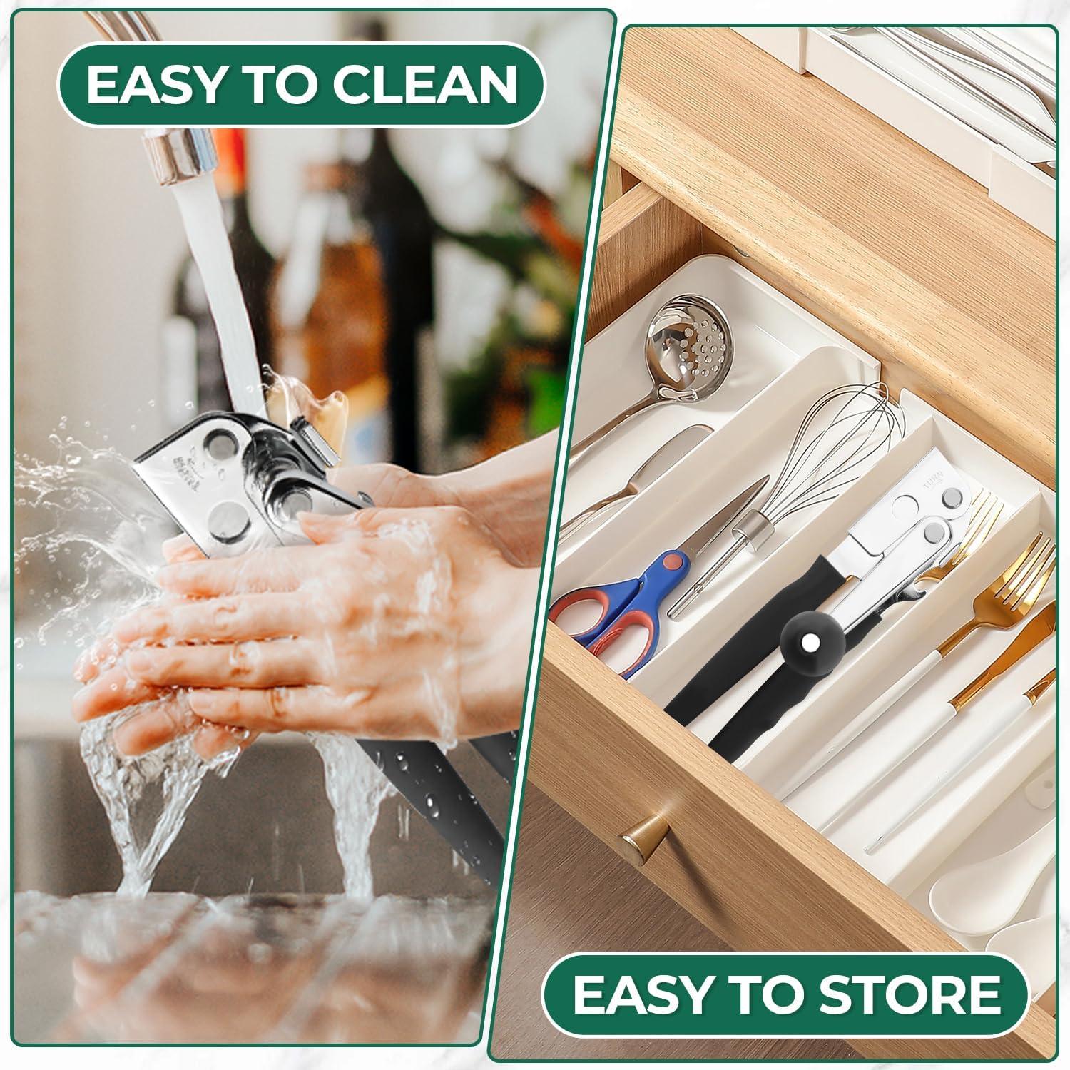 Abrelatas Manual Roryimke de Acero Inoxidable para Cocina