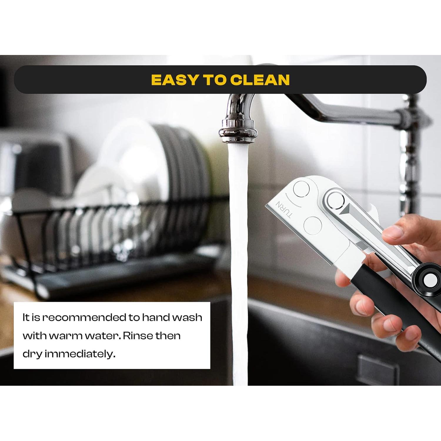 Abrelatas Manual Pesado ShoppingOnBed con Imán y Cuchilla Afilada