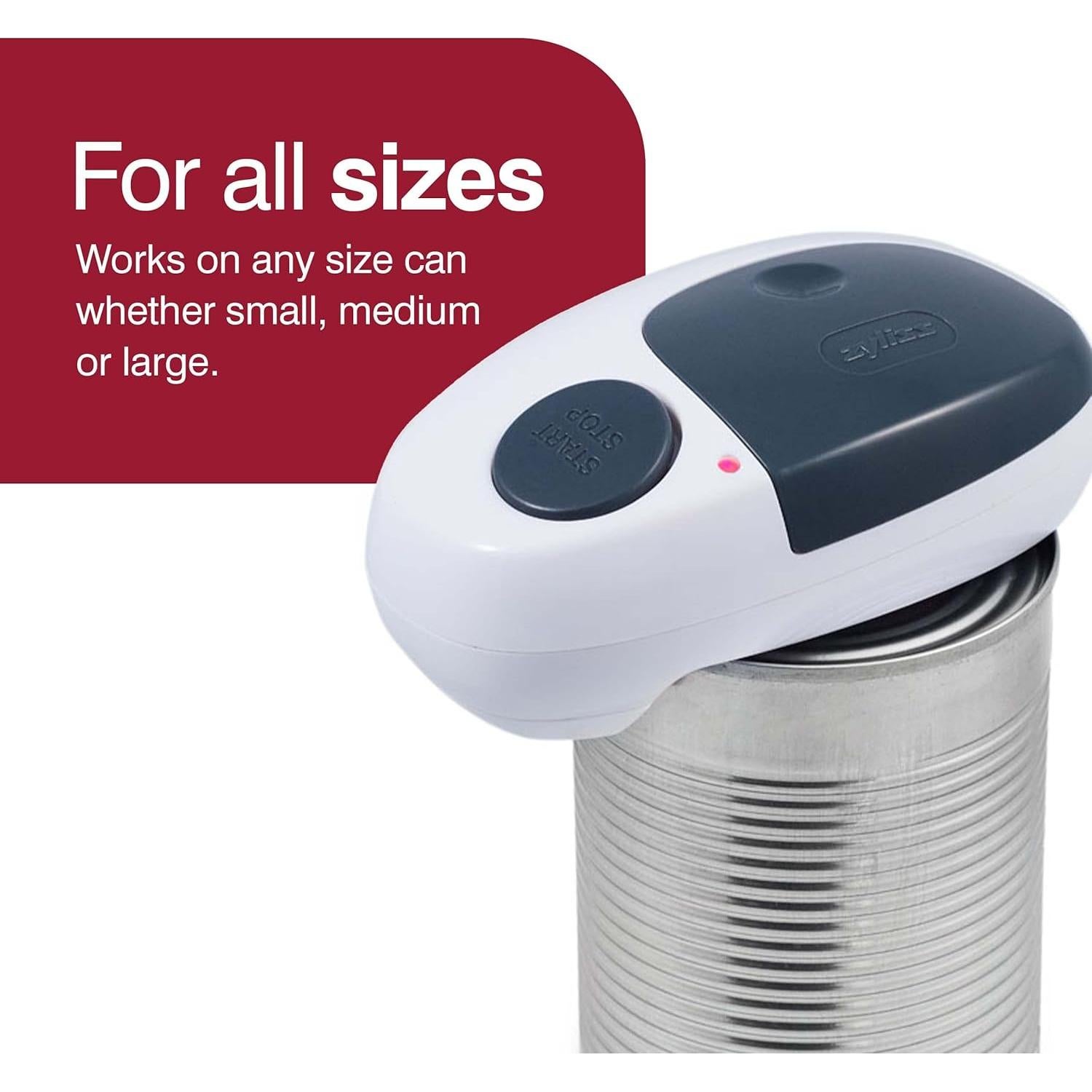 Abrelatas Eléctrico Zyliss E930038U Automático Blanco