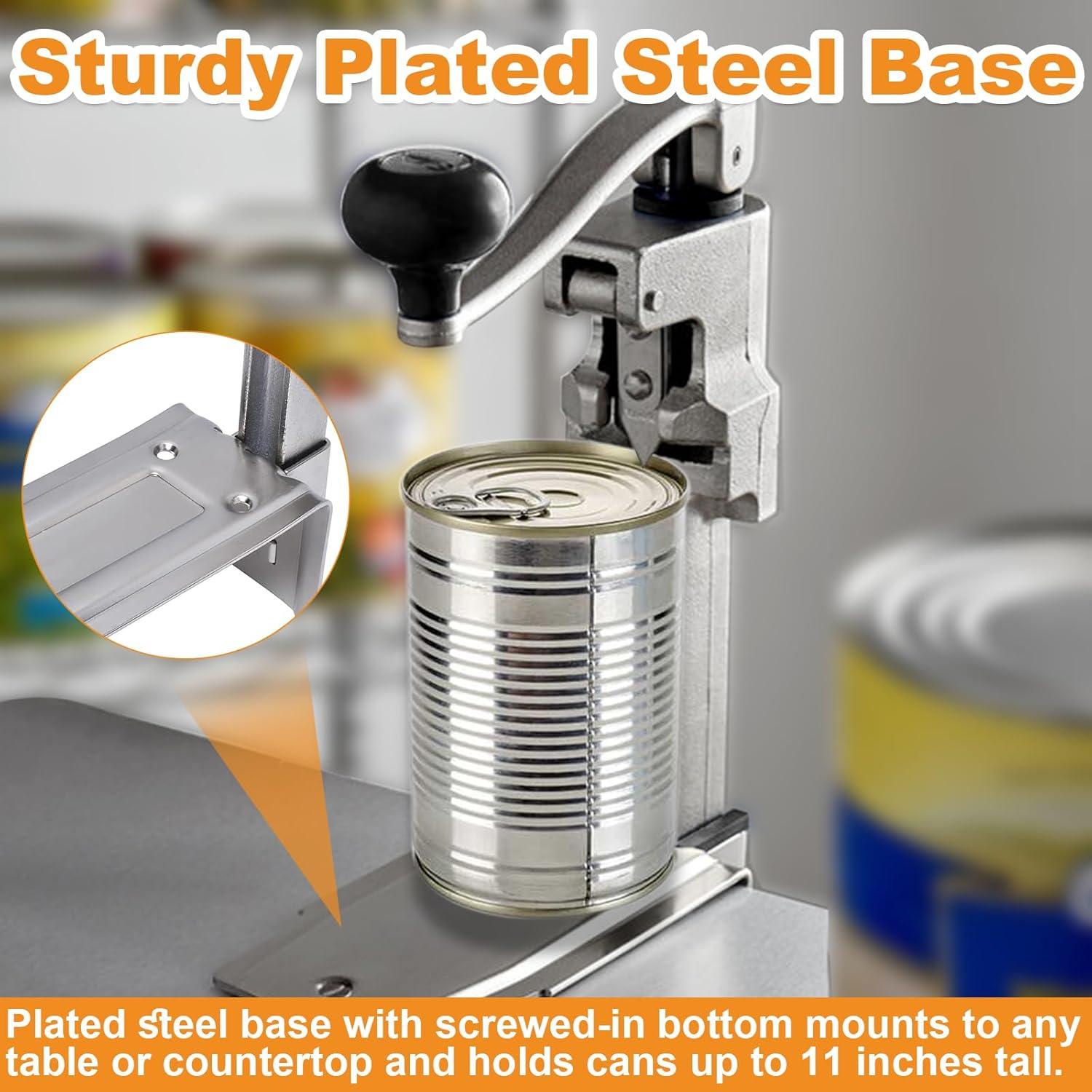 Abrelatas Manual Wadoy de Acero Inoxidable para Latas Altas 27.94 cm