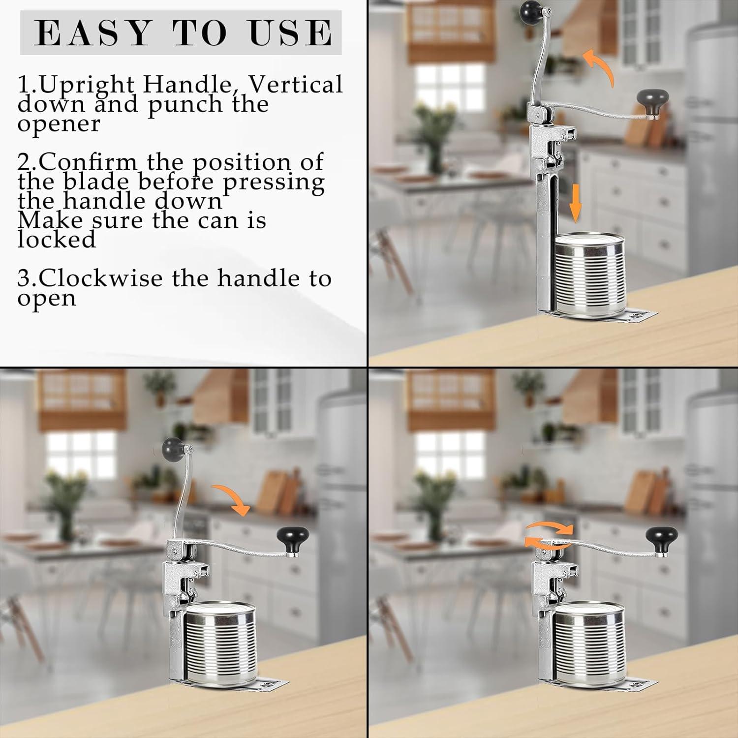 Abrelatas Manual Swess FBA021S - Acero Inoxidable 42 cm