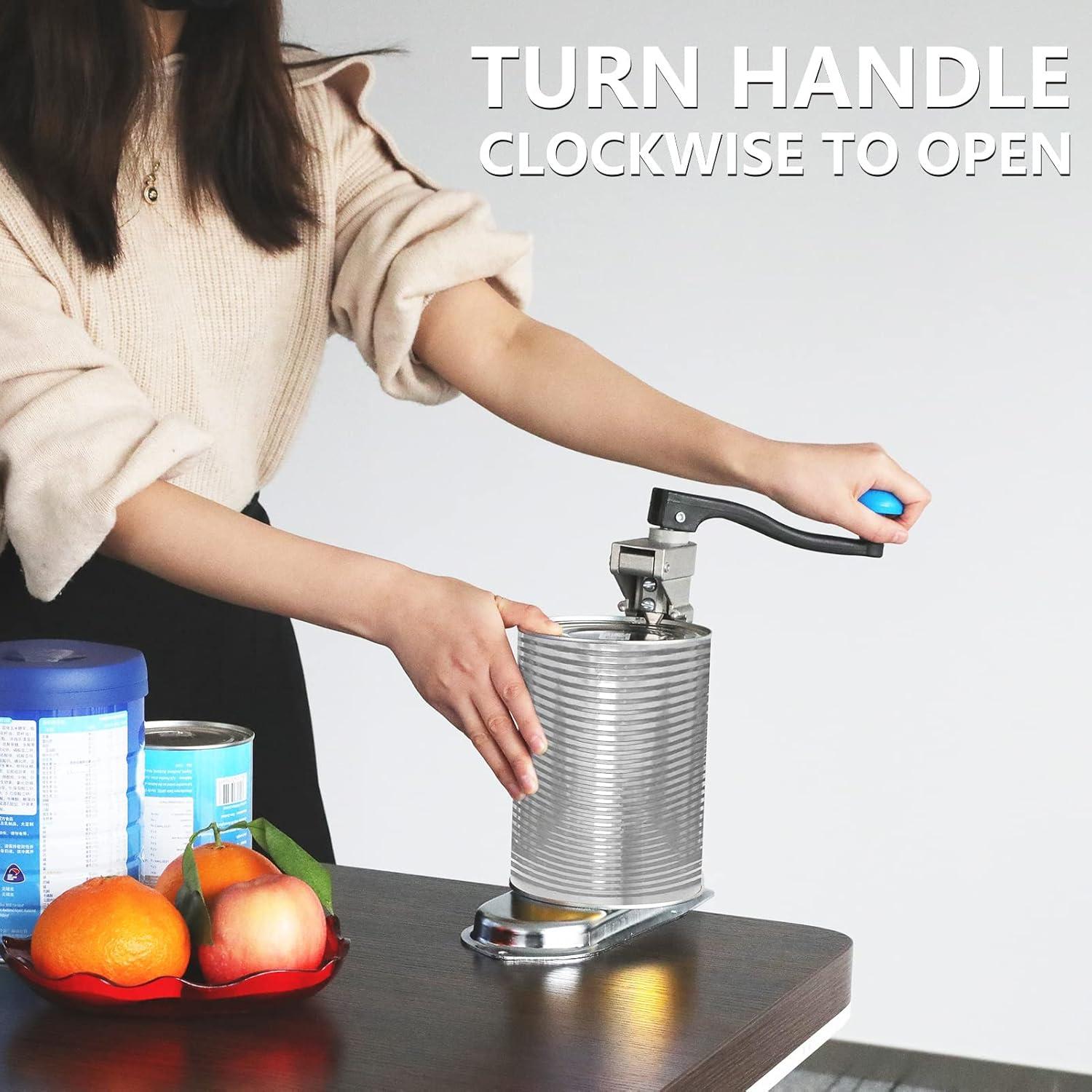 Abrelatas Manual Lifancy 45.72 cm con Base de Acero Niquelado