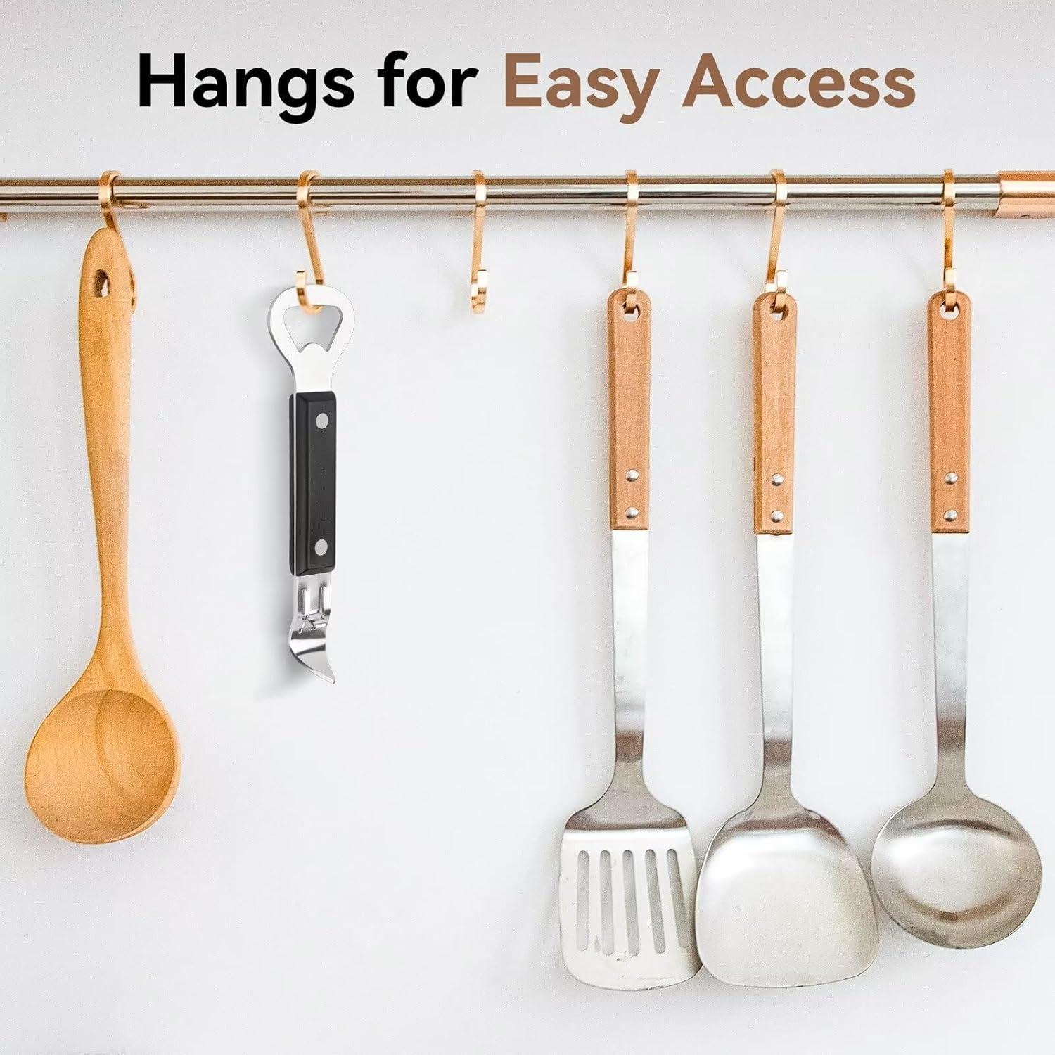 Abridor de Latas y Botellas Anyongora de Acero Inoxidable 15 cm