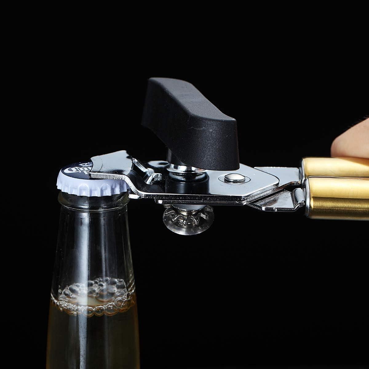 Abrelatas Manual Berglander de Acero Inoxidable Dorado