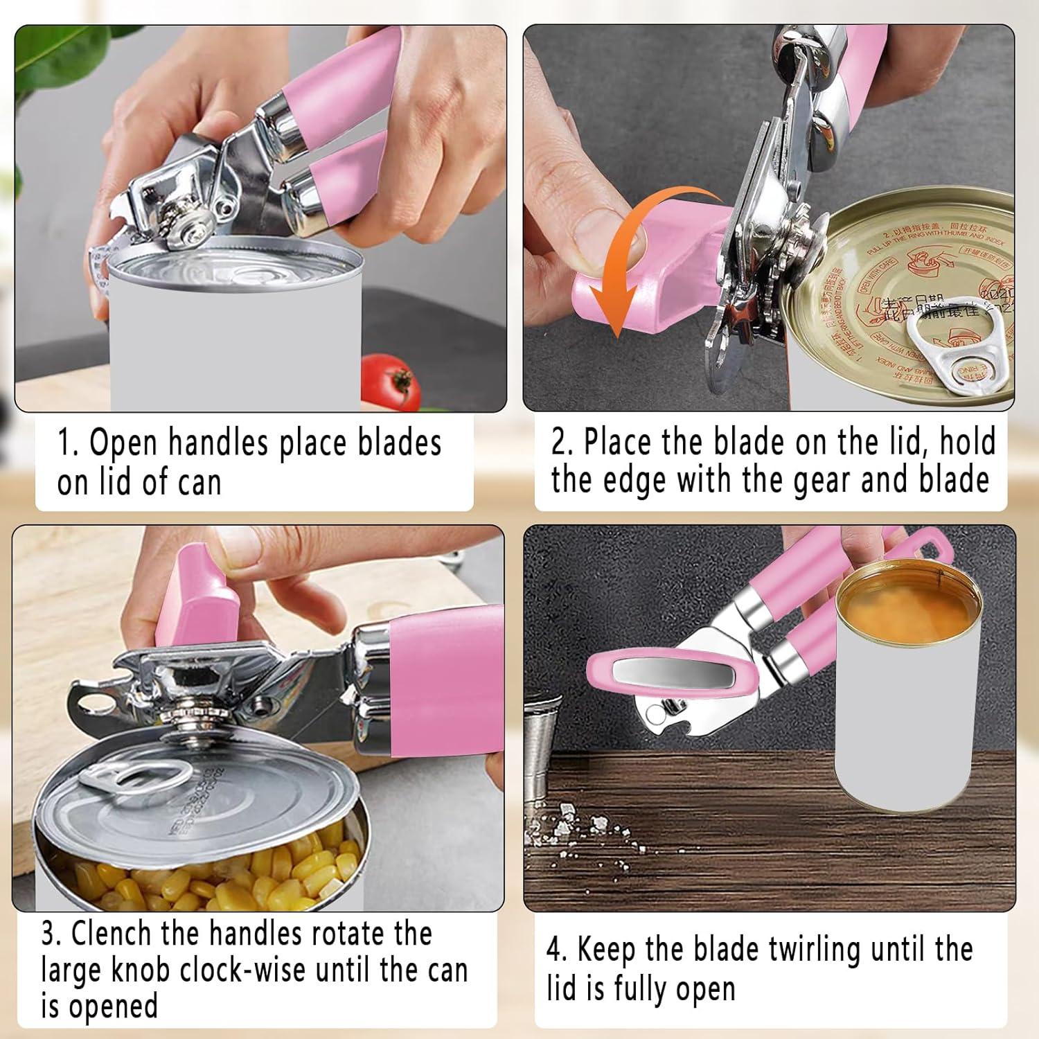 Abrebotellas Manual Grestorm Acero Inoxidable Rosa 220g