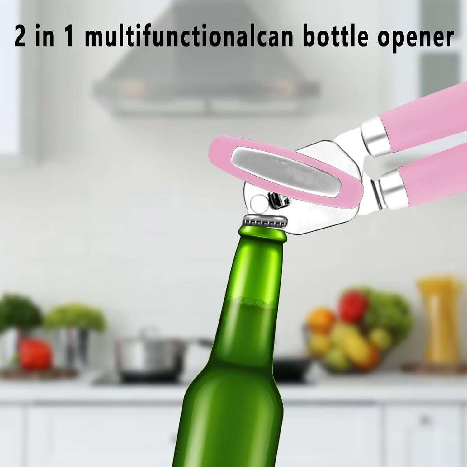 Abrebotellas Manual Grestorm Acero Inoxidable Rosa 220g