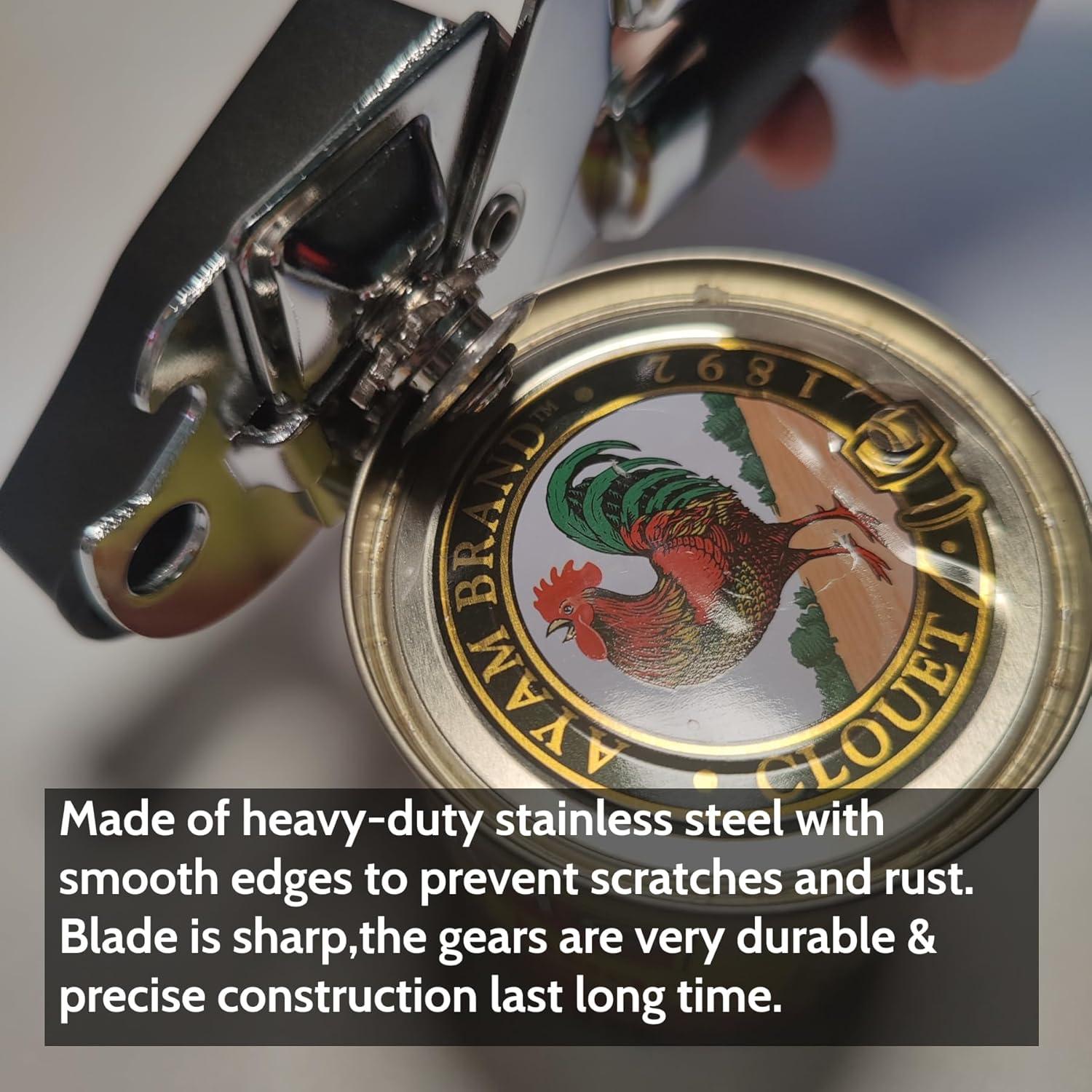 Paquete de 2 Abridores de Latas Manuales DeeKleen - Acero Inoxidable