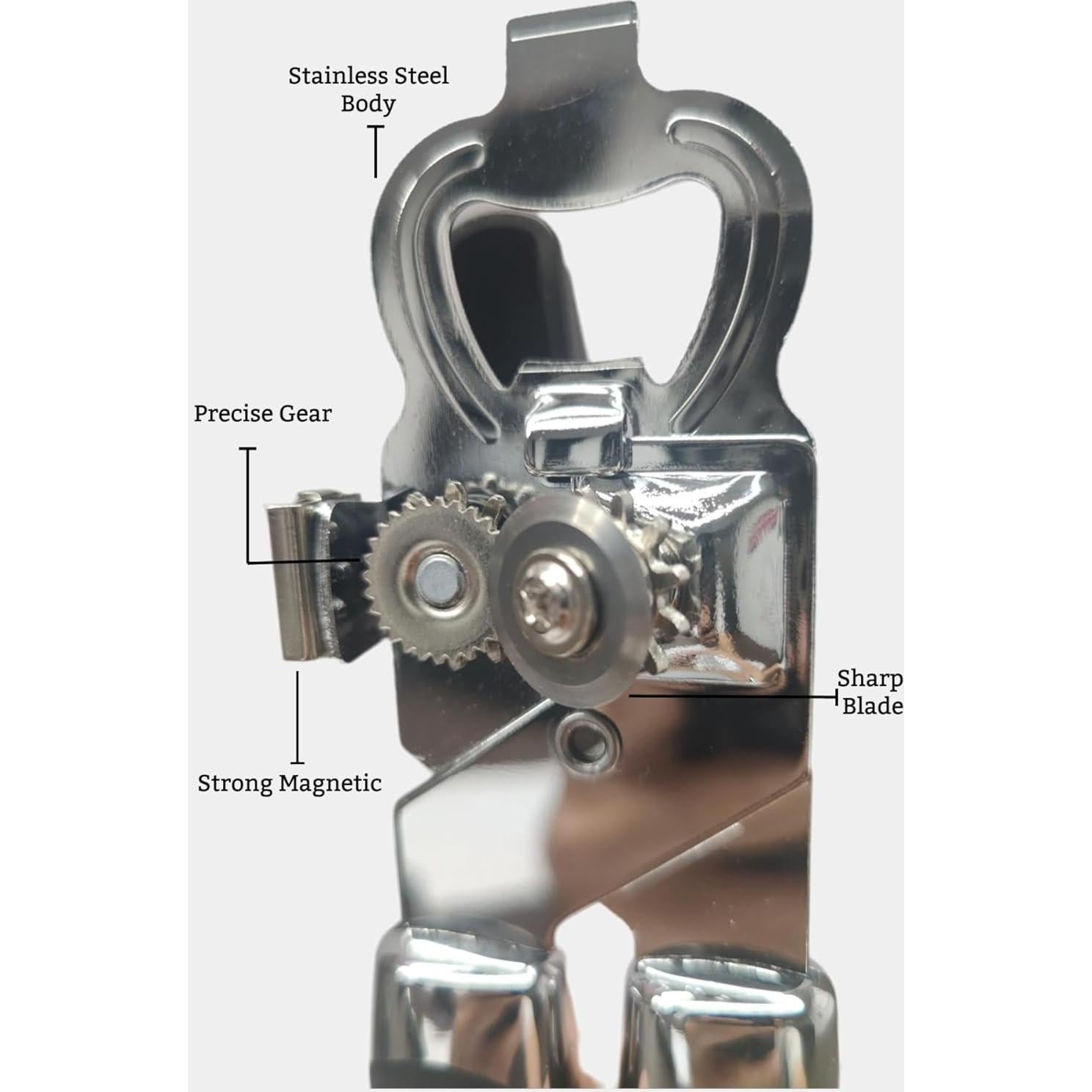Paquete de 2 Abridores de Latas Manuales DeeKleen - Acero Inoxidable
