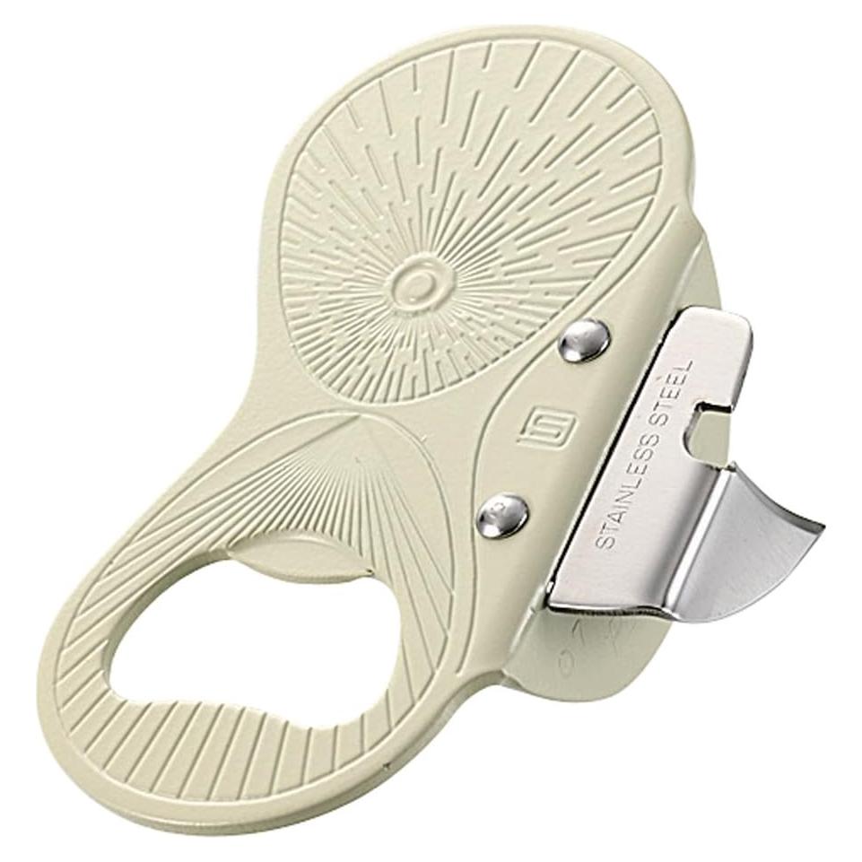 Abrelatas Manual Pearl Metal C-8752 con Abrebotellas