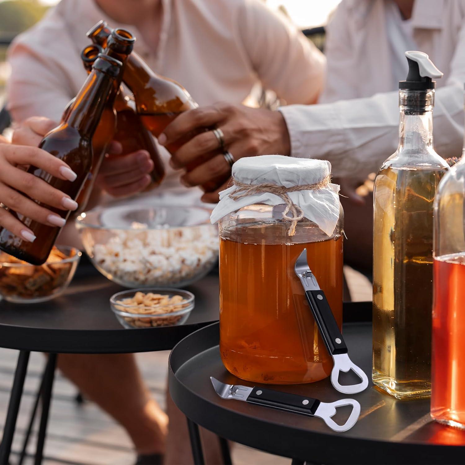 3 Abridores de Latas y Botellas DIVINA VITAE Acero Inoxidable