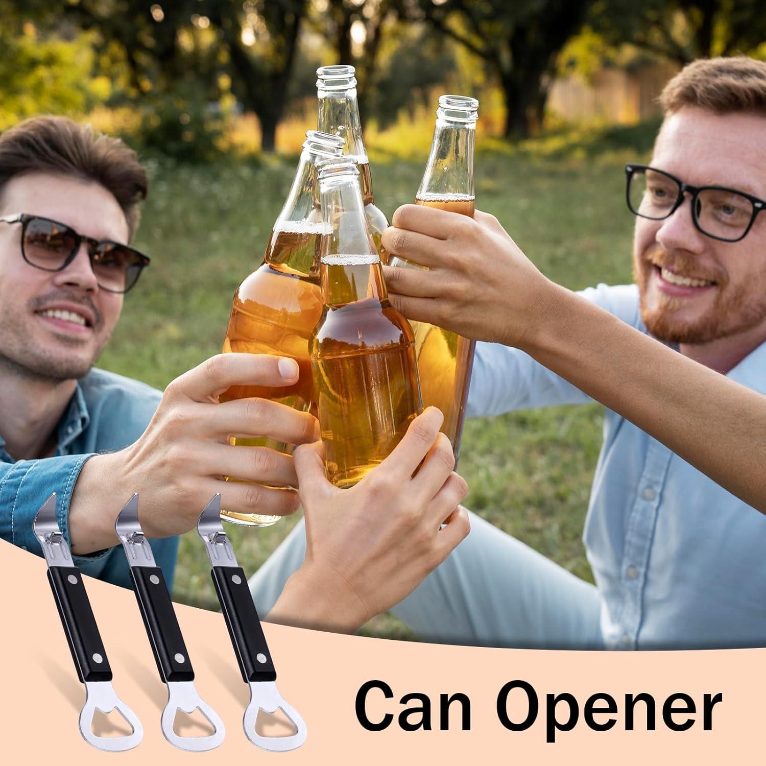 3 Abridores de Latas y Botellas DIVINA VITAE Acero Inoxidable