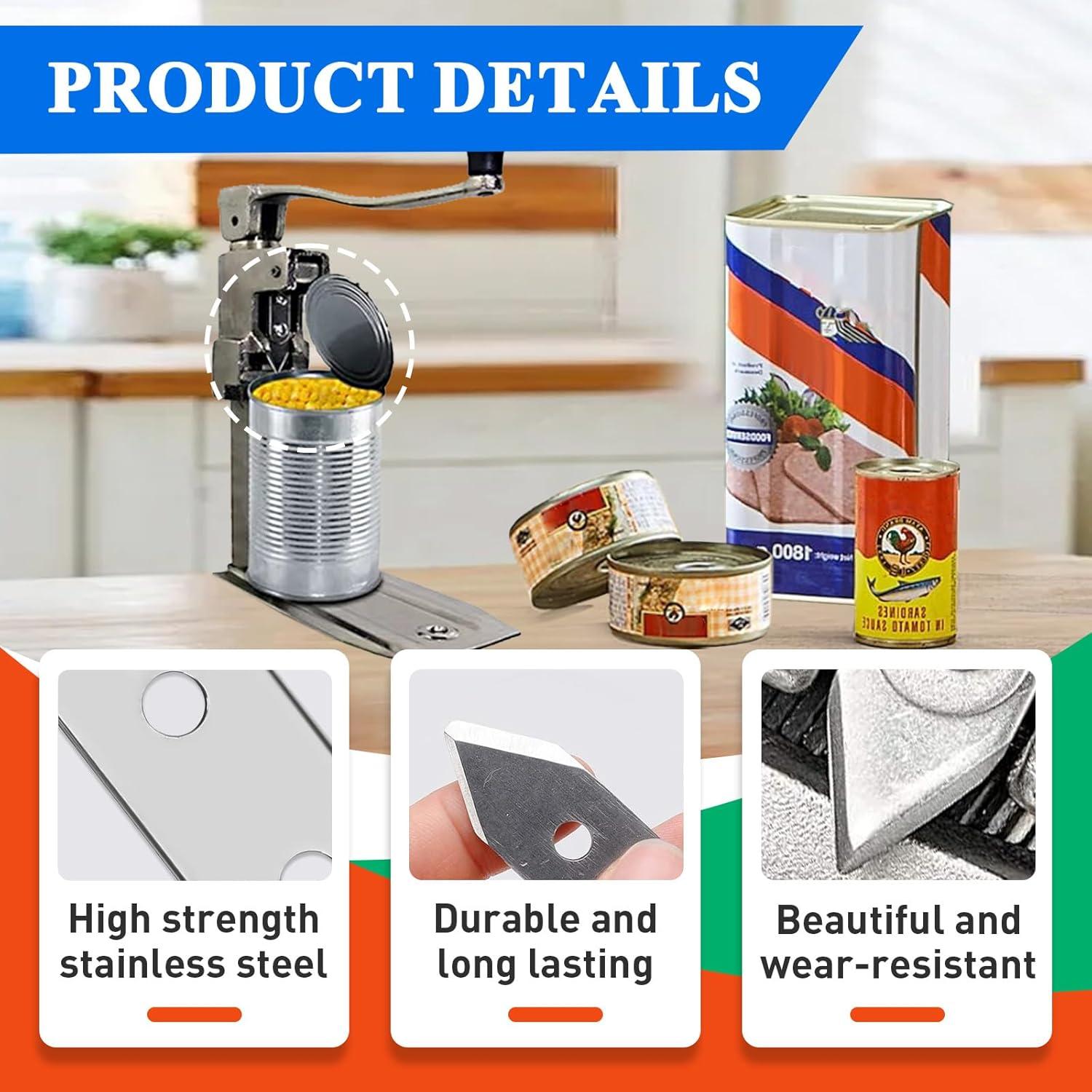 Cuchillas de Reemplazo para Abrelatas HAVANSIDY 2 Pcs Acero Inoxidable