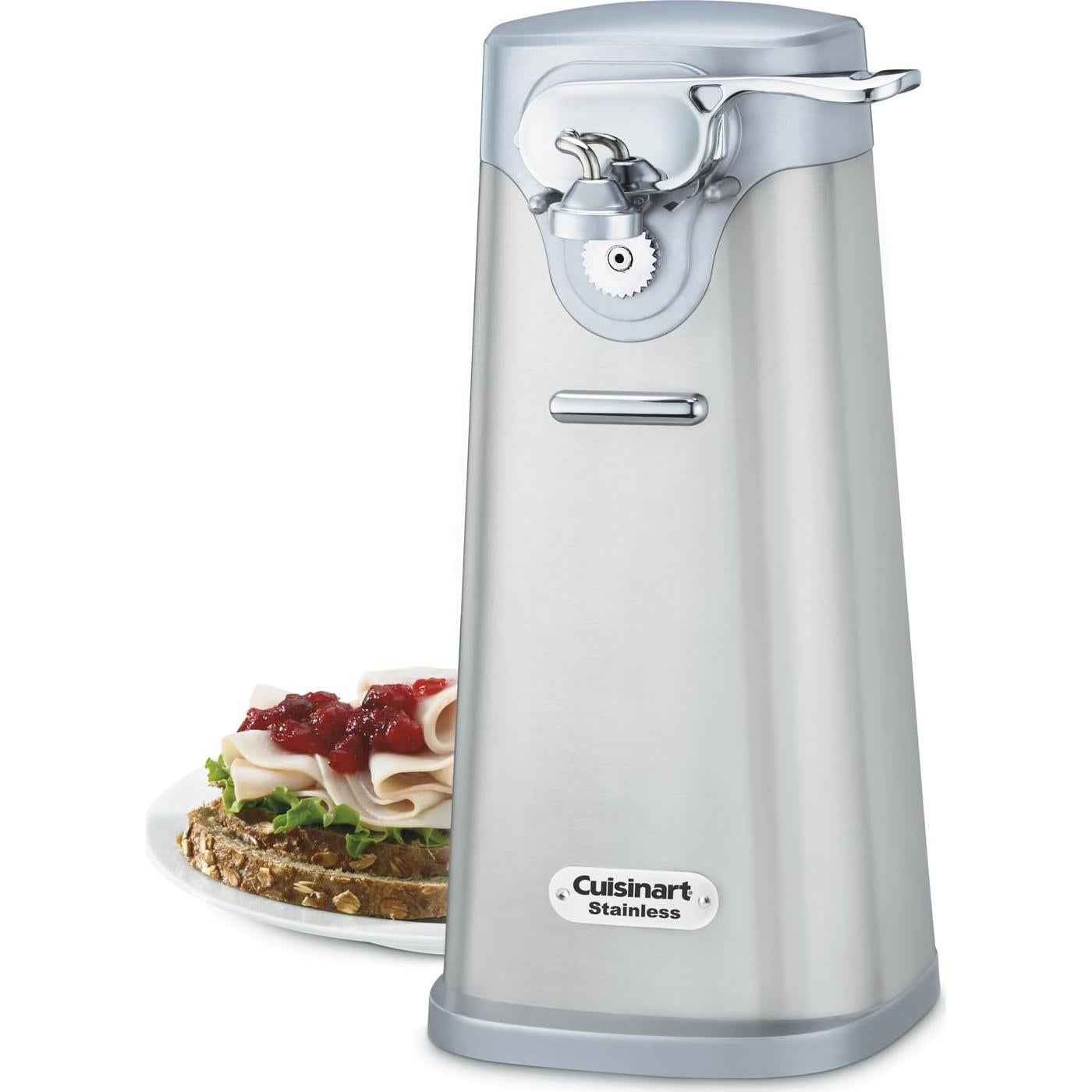Cuisinart Abrelatas Deluxe y Tostadora 2 Rebanadas Acero Inoxidable