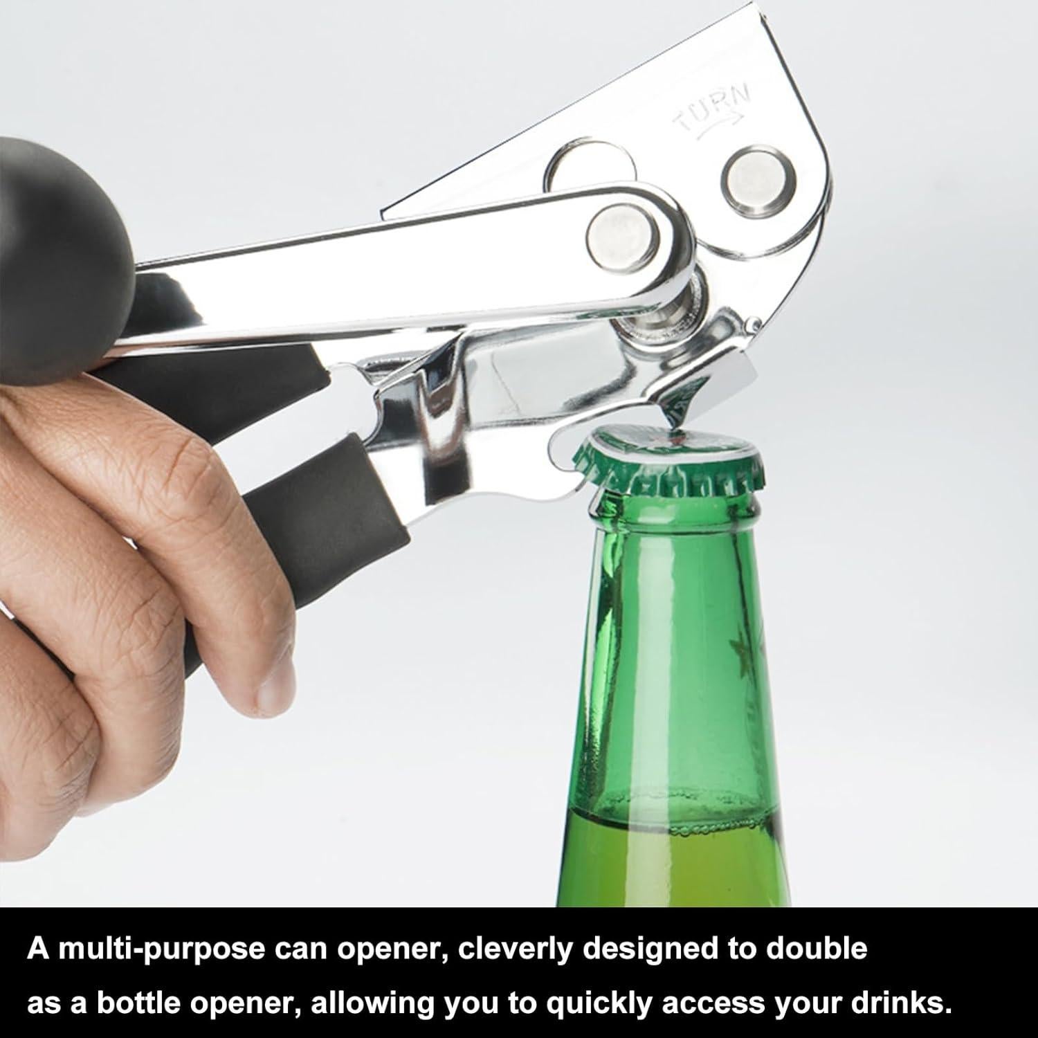 Abrelatas Manual DENENTT Profesional Acero Inoxidable Ergonómico