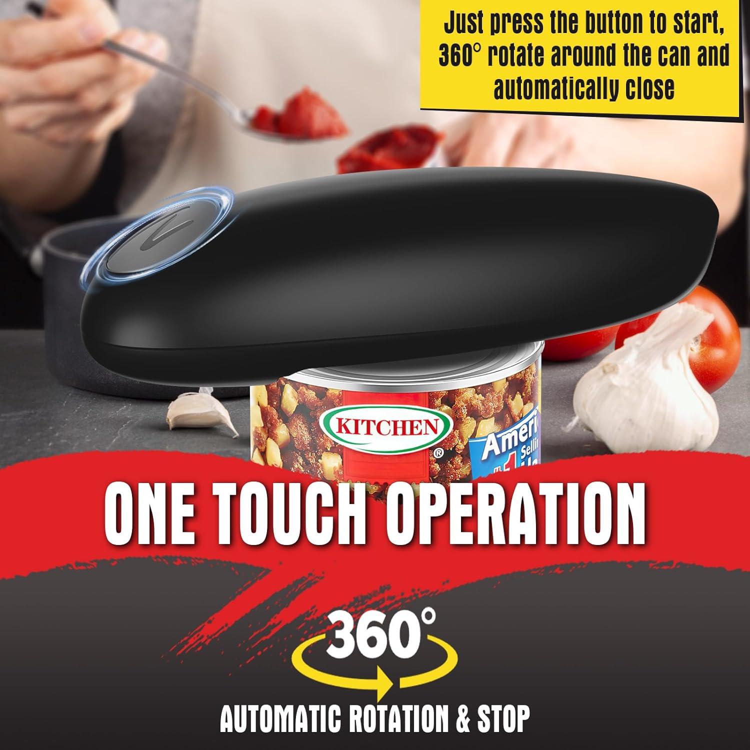 Abrelatas Eléctrico APLUSTE TC01 Automático Portátil 220g