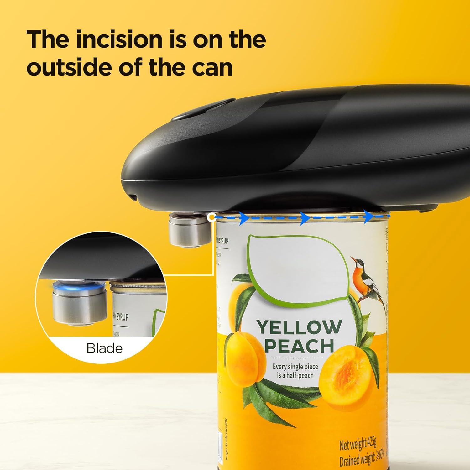 Abridor de Latas Eléctrico Kordory Automático para Ancianos