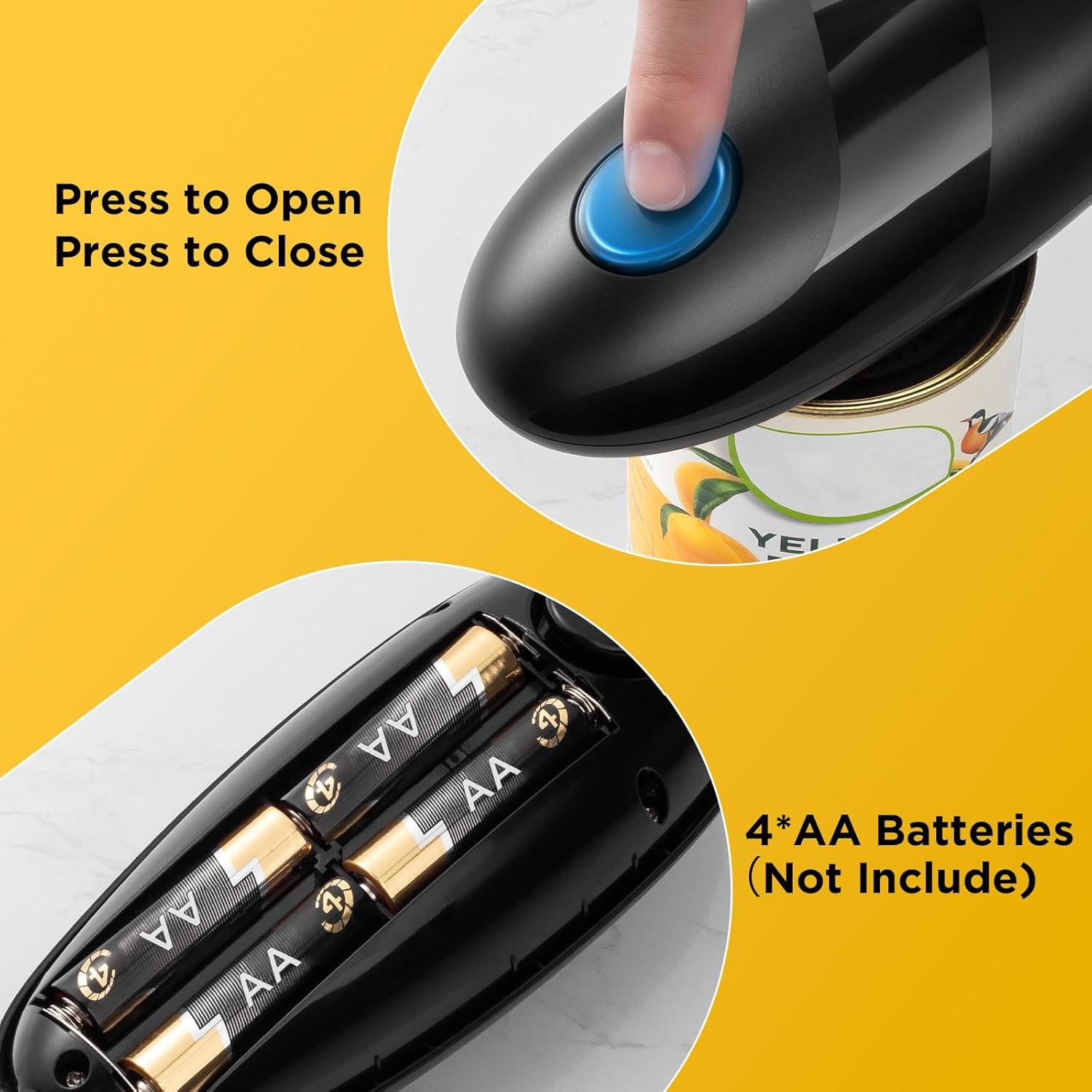 Abridor de Latas Eléctrico Kordory Automático para Ancianos