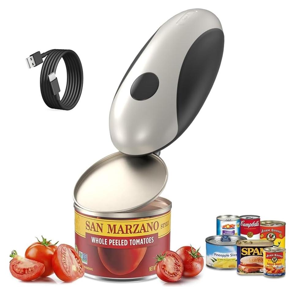 Abrelatas Eléctrico ZEUSORA PRO Recargable USB-C Automático