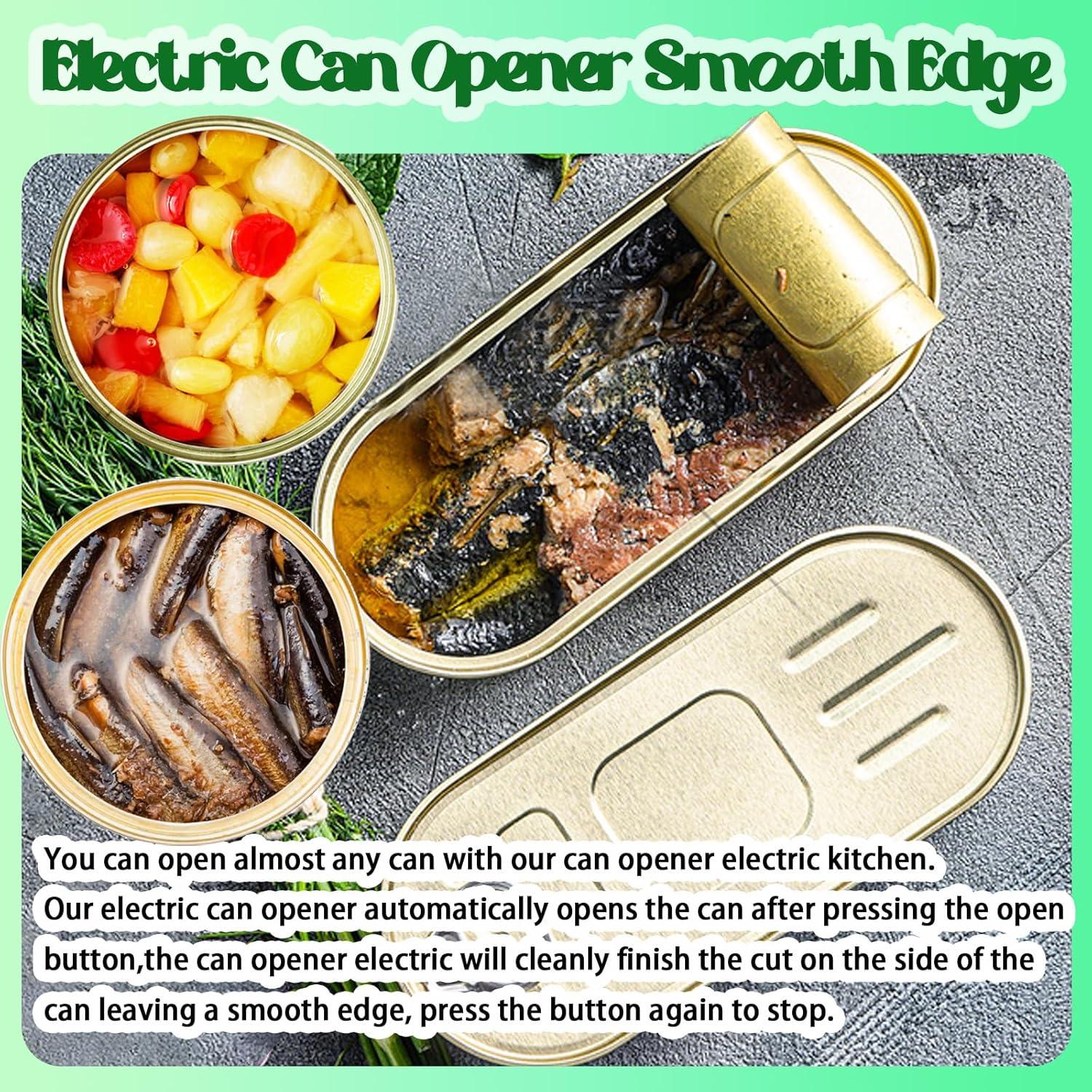 Abrelatas Eléctrico VEMJO Automático Blanco 198g