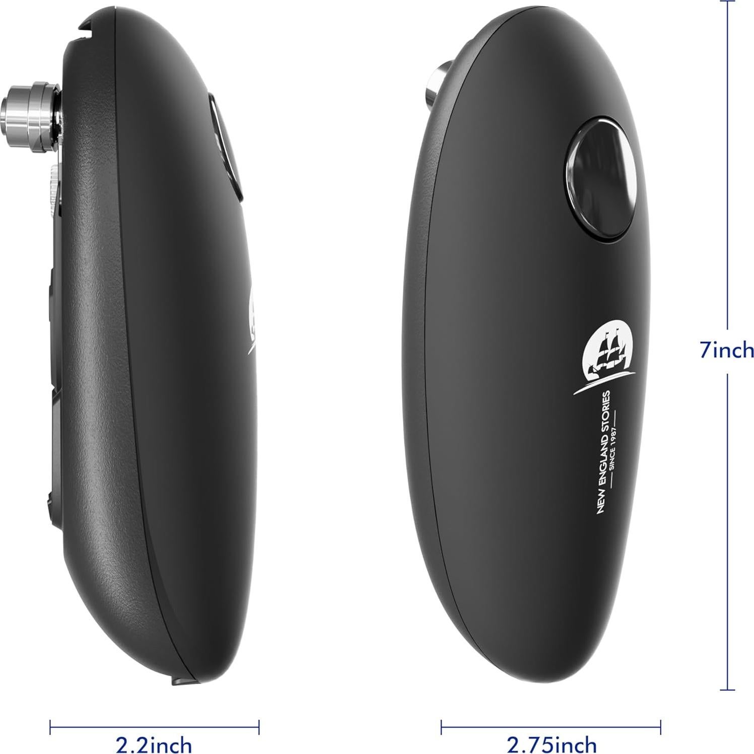 Abrelatas Eléctrico Automático Historias de Nueva Inglaterra - Sin Manos, Bordes Suaves