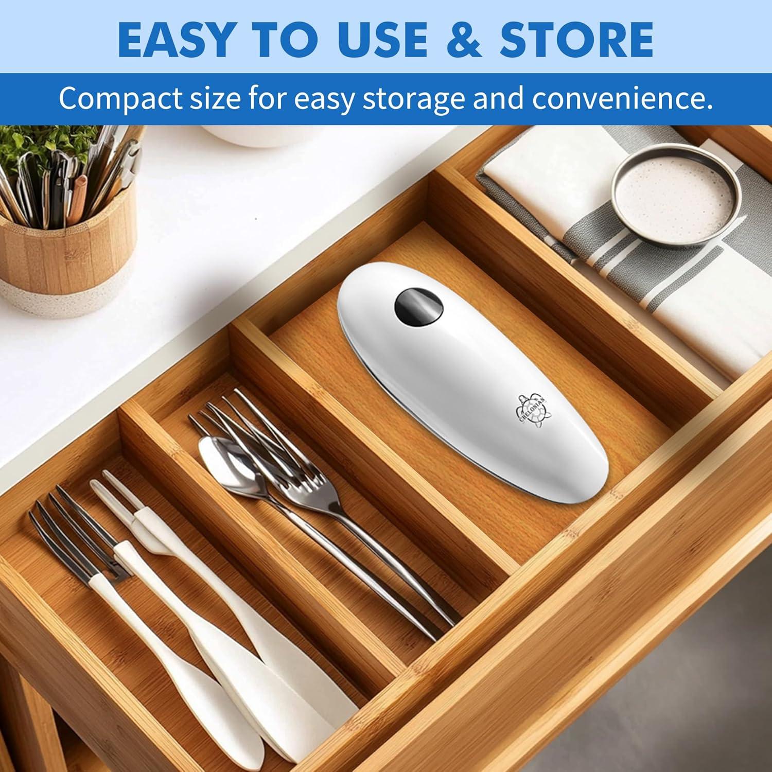 Abrelatas Eléctrico CHELONIAN Automático para Personas Mayores