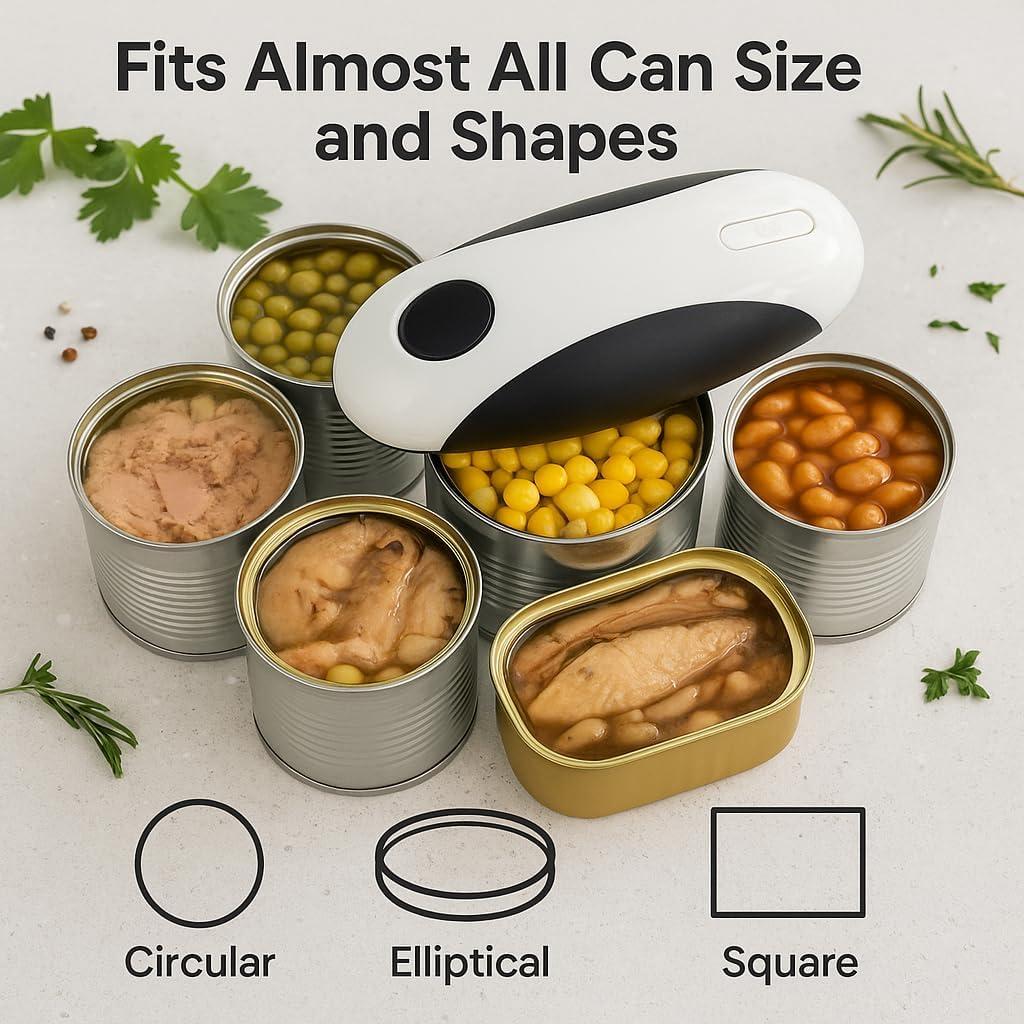 Abrelatas Eléctrico Automático Ximei USB 2000mAh Negro