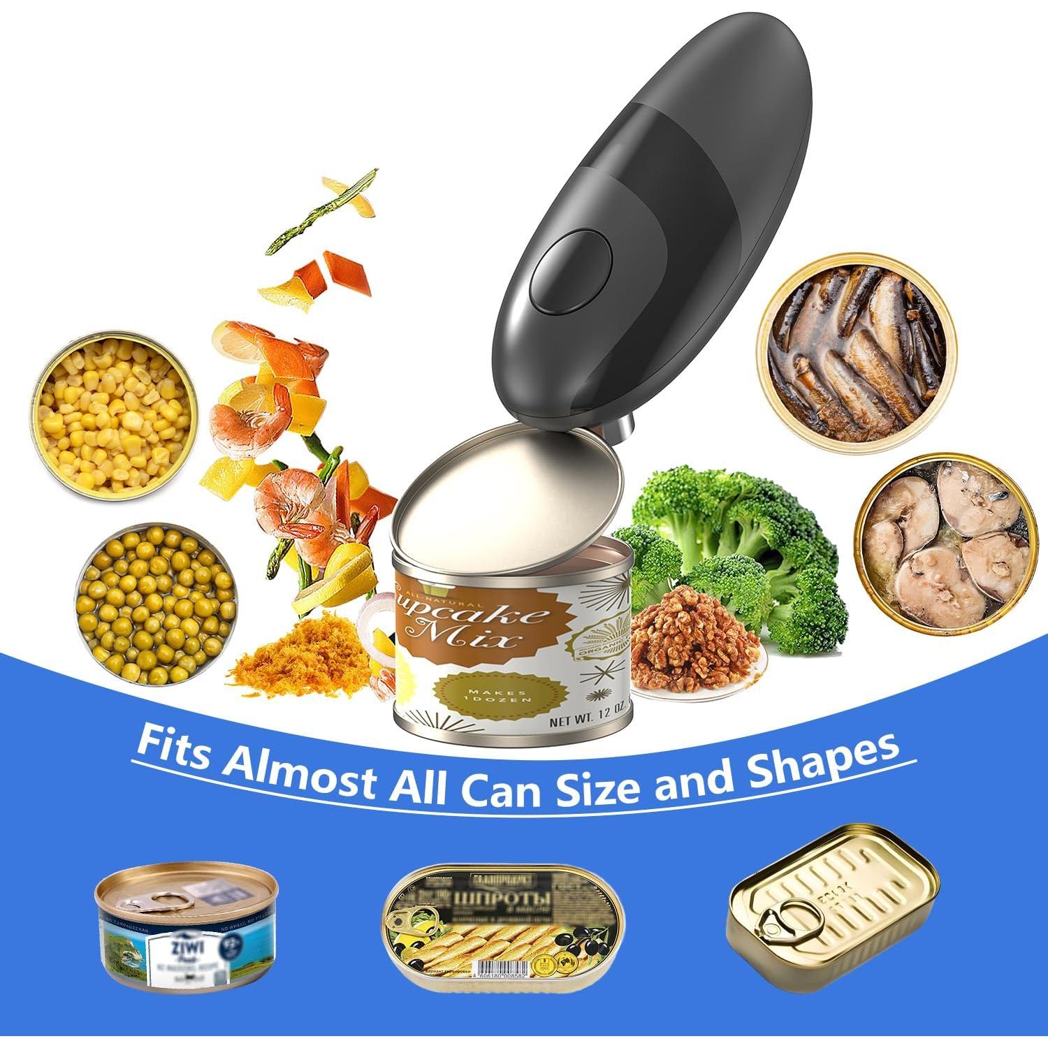 Abrelatas Eléctrico Automático Yiizy 17.7 cm para Personas Mayores