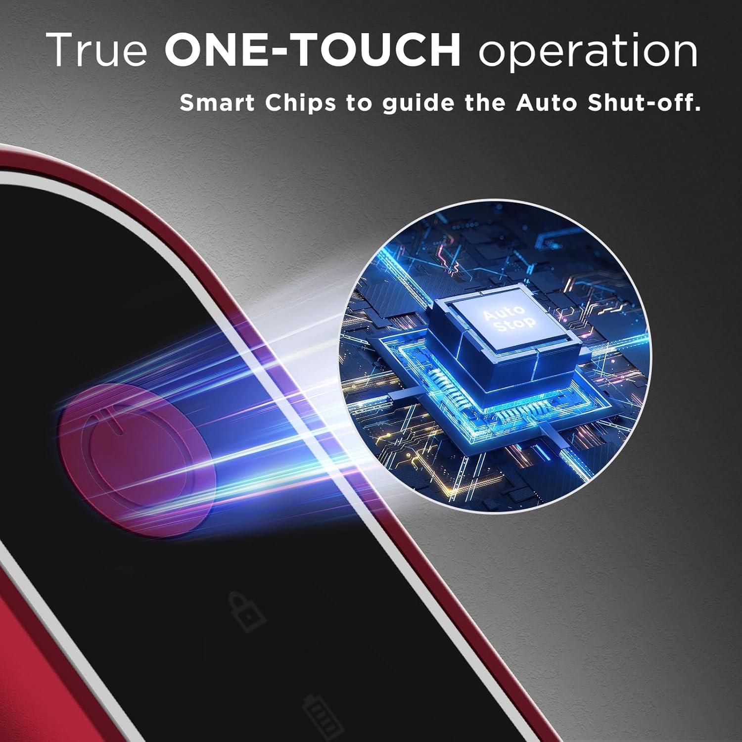 Abridor de Latas Eléctrico Canslab Turbo Rojo Automático USB