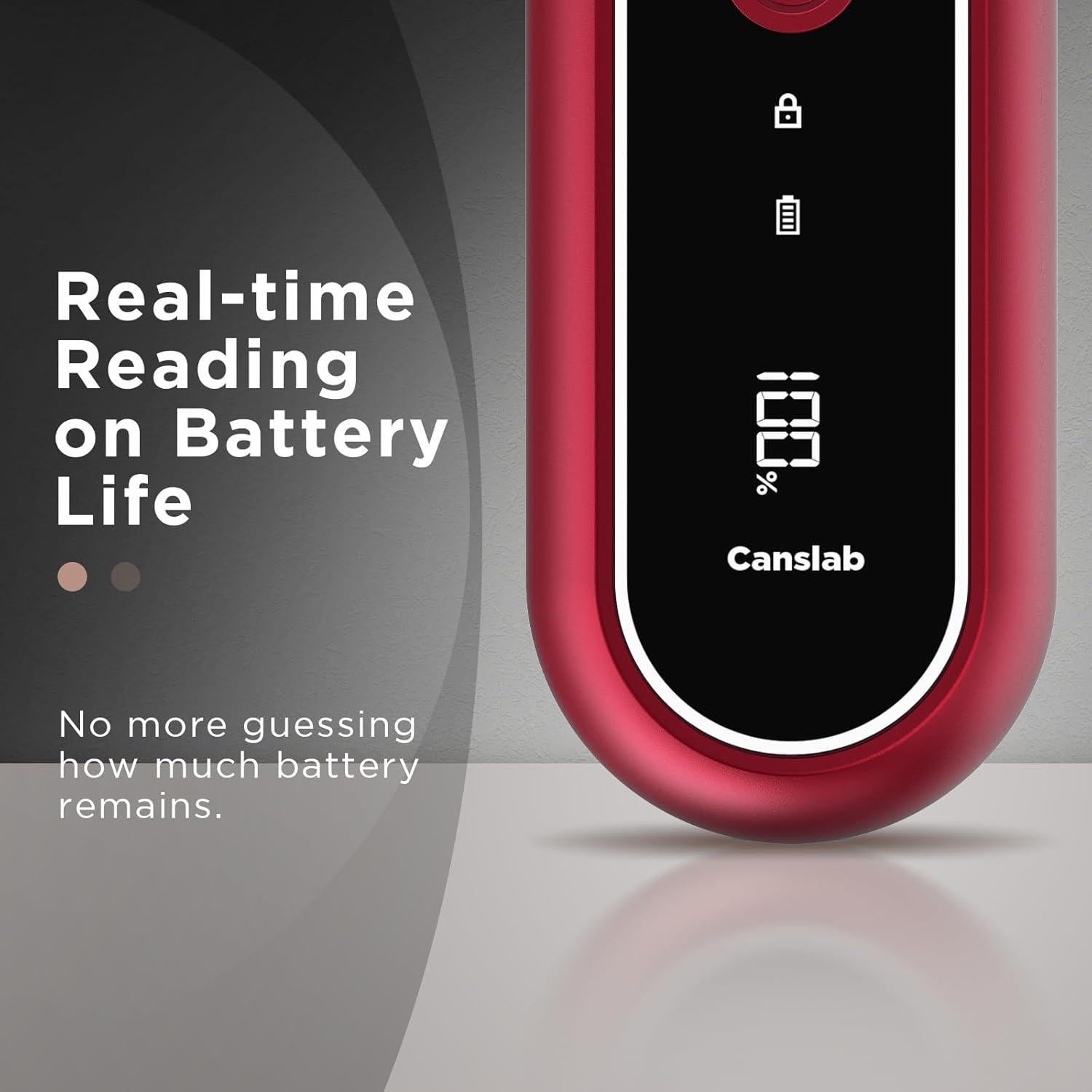 Abridor de Latas Eléctrico Canslab Turbo Rojo Automático USB