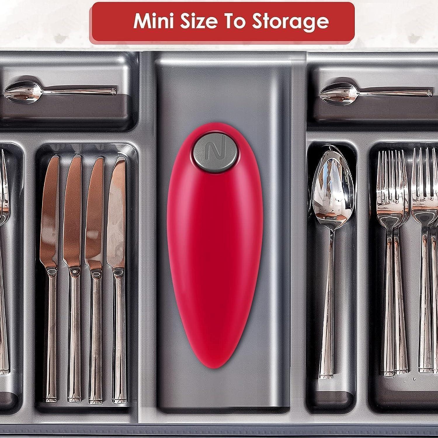 Abrelatas Eléctrico Automático Humutan Rojo 190g para Cocina