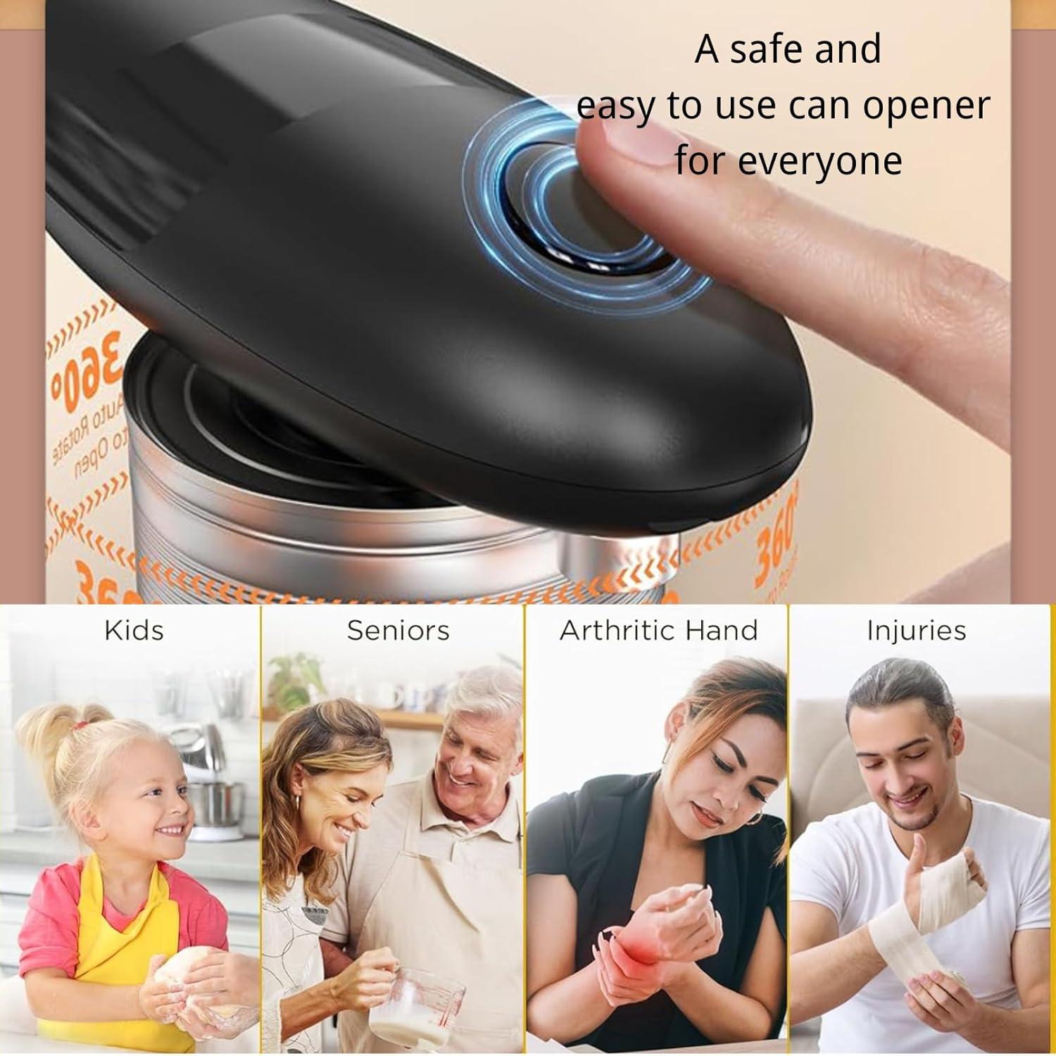 Abrelatas Eléctrico YAPGENESIS KGQ-1B Automático 20cm