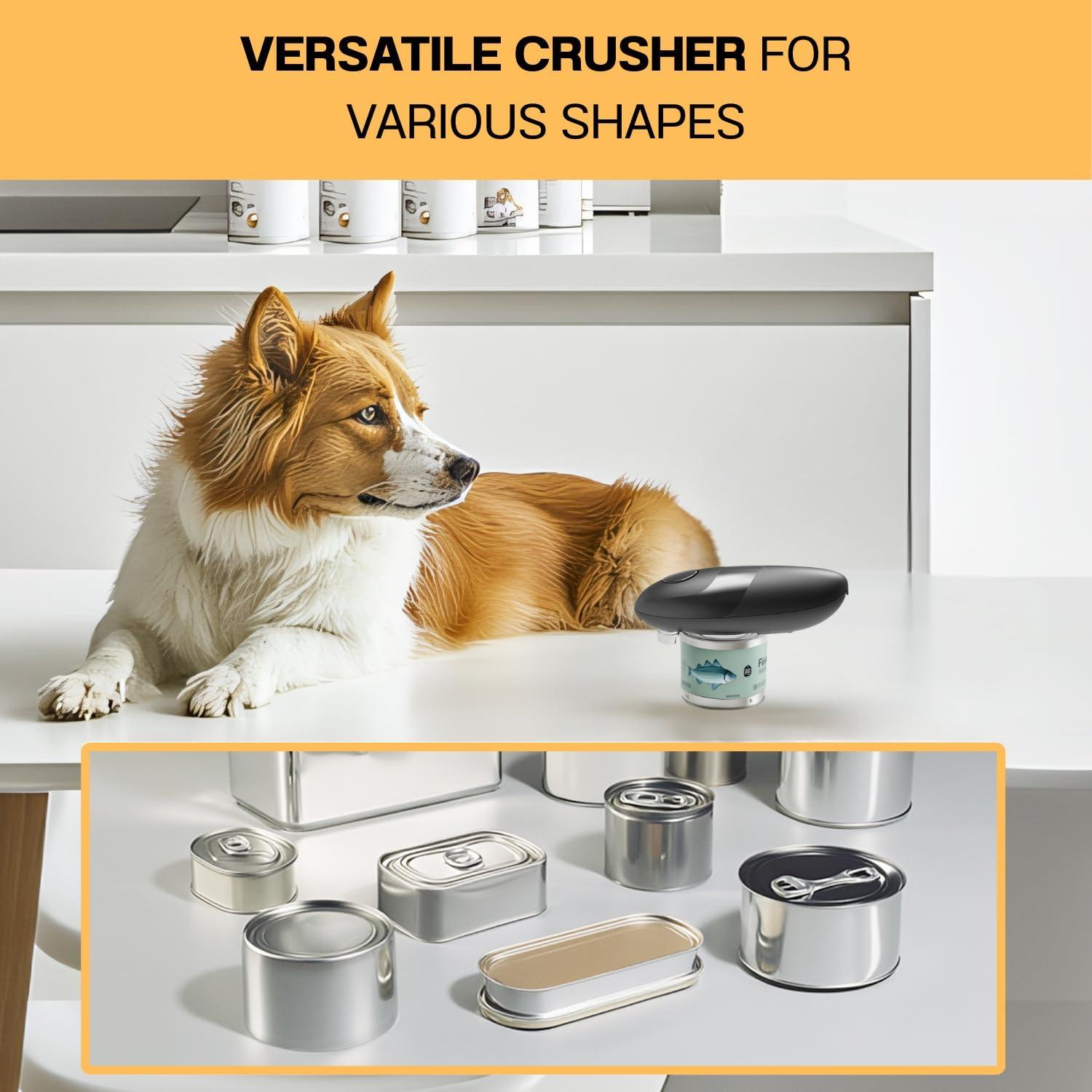 Abrelatas Eléctrico Automático Crosphere, Sin Manos, Negro