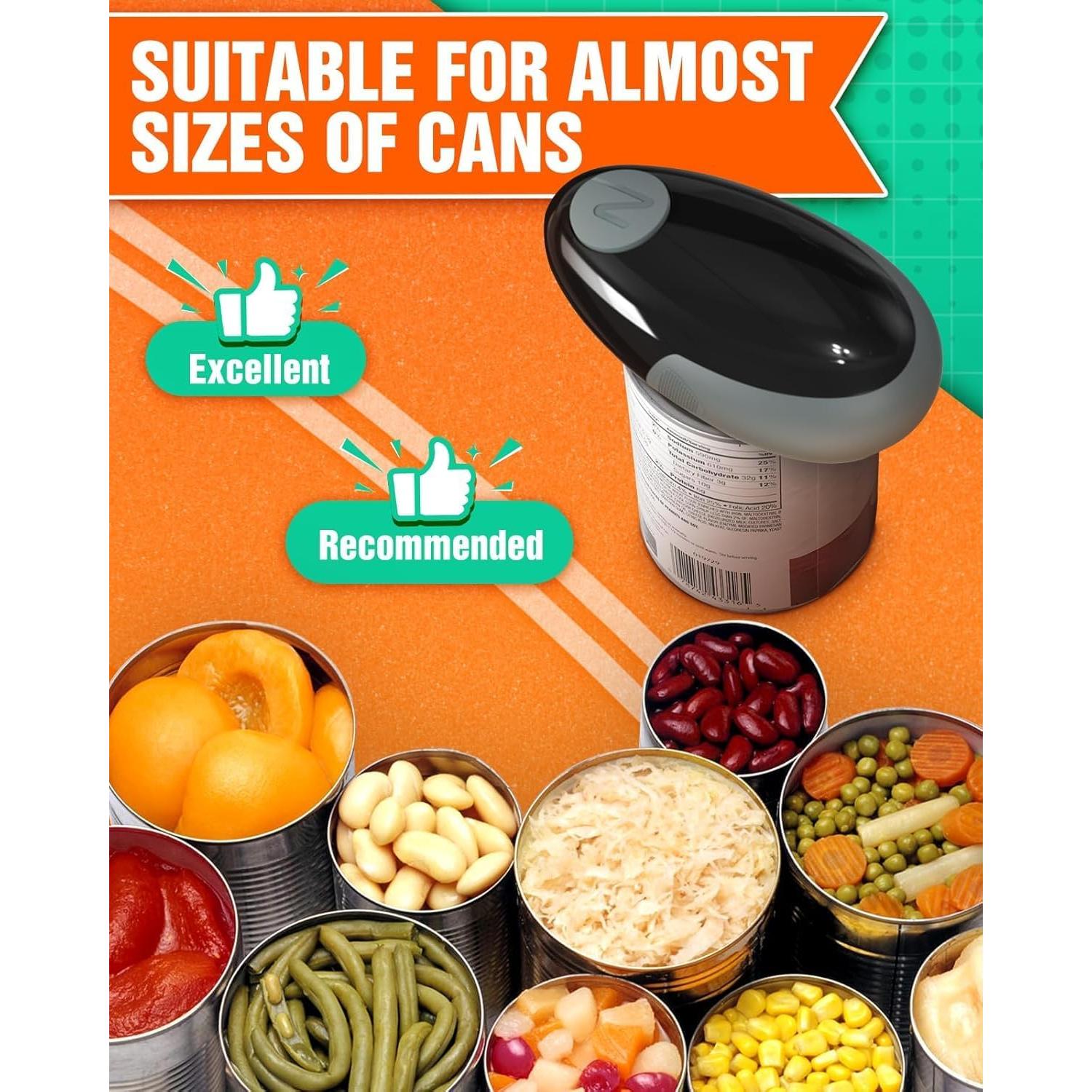 Abrebotellas eléctrico automático Fahsiam 11cm rojo para cocina