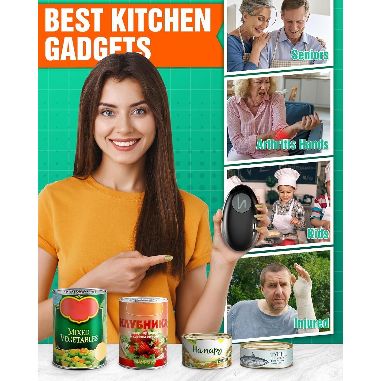 Abrebotellas eléctrico automático Fahsiam 11cm rojo para cocina