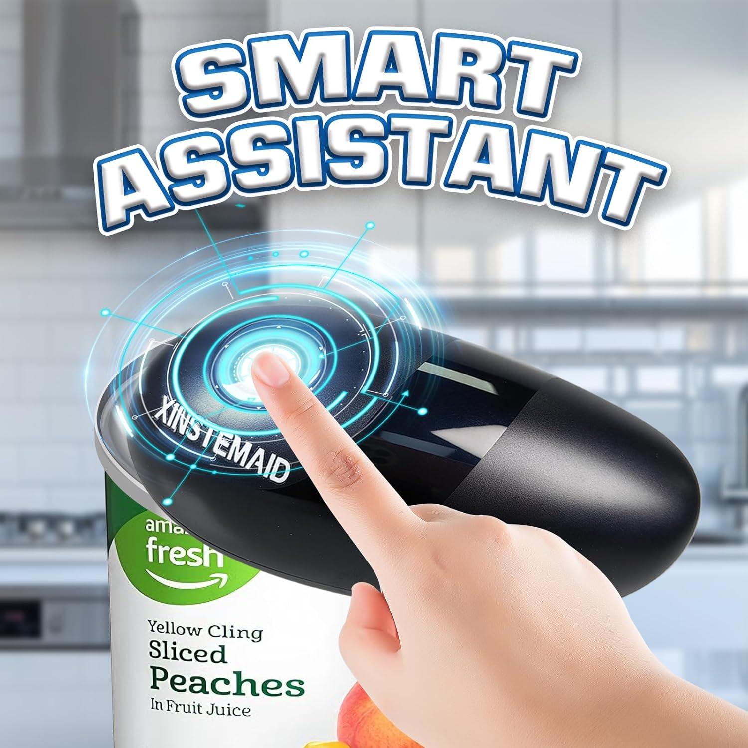 Abre Latas Eléctrico Xinstemaid Automático 7W Bordes Suaves