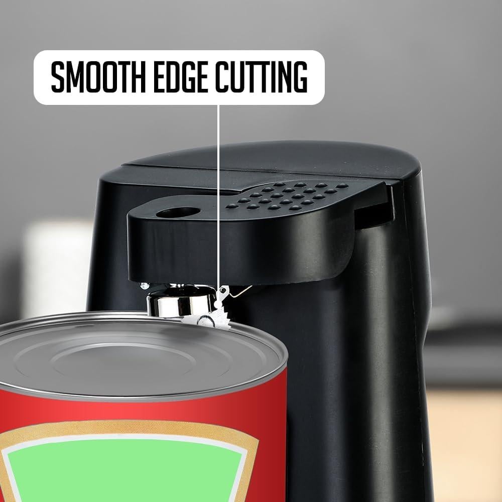 Abrelatas Eléctrico OVENTE CAN33B 70W Multifuncional Negro