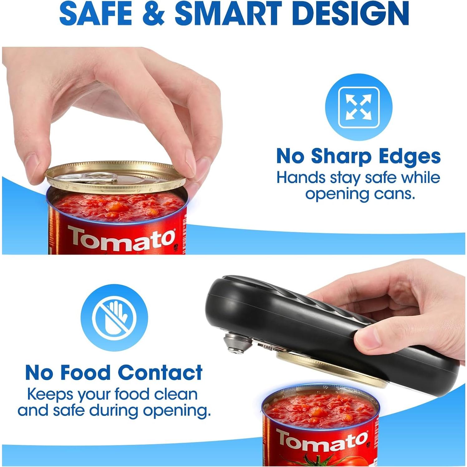 Abrelatas Eléctrico Duyiho Automático Recargable para Ancianos