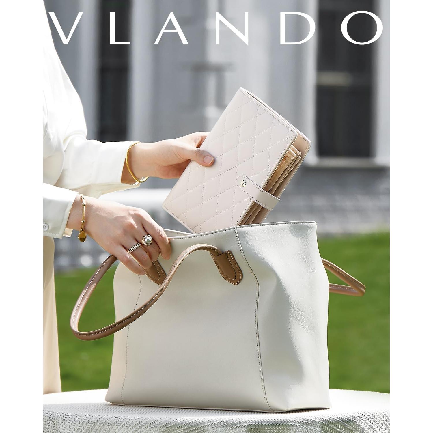 Organizador de Joyería de Viaje Vlando Blanco Crema 17.2x21.8cm