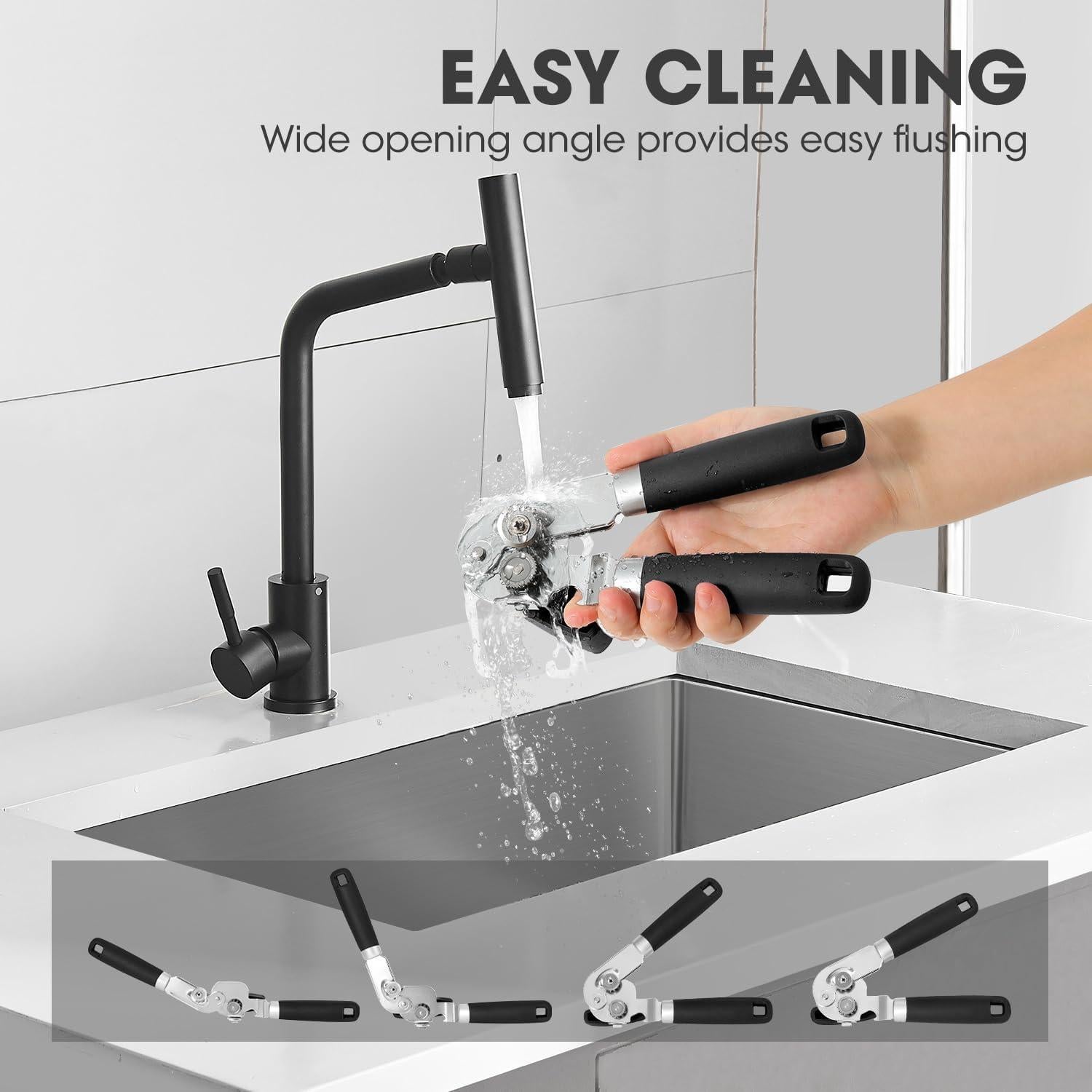 Abrebotellas Manual UHIYEE con Cuchilla de Acero 420J2 Negro